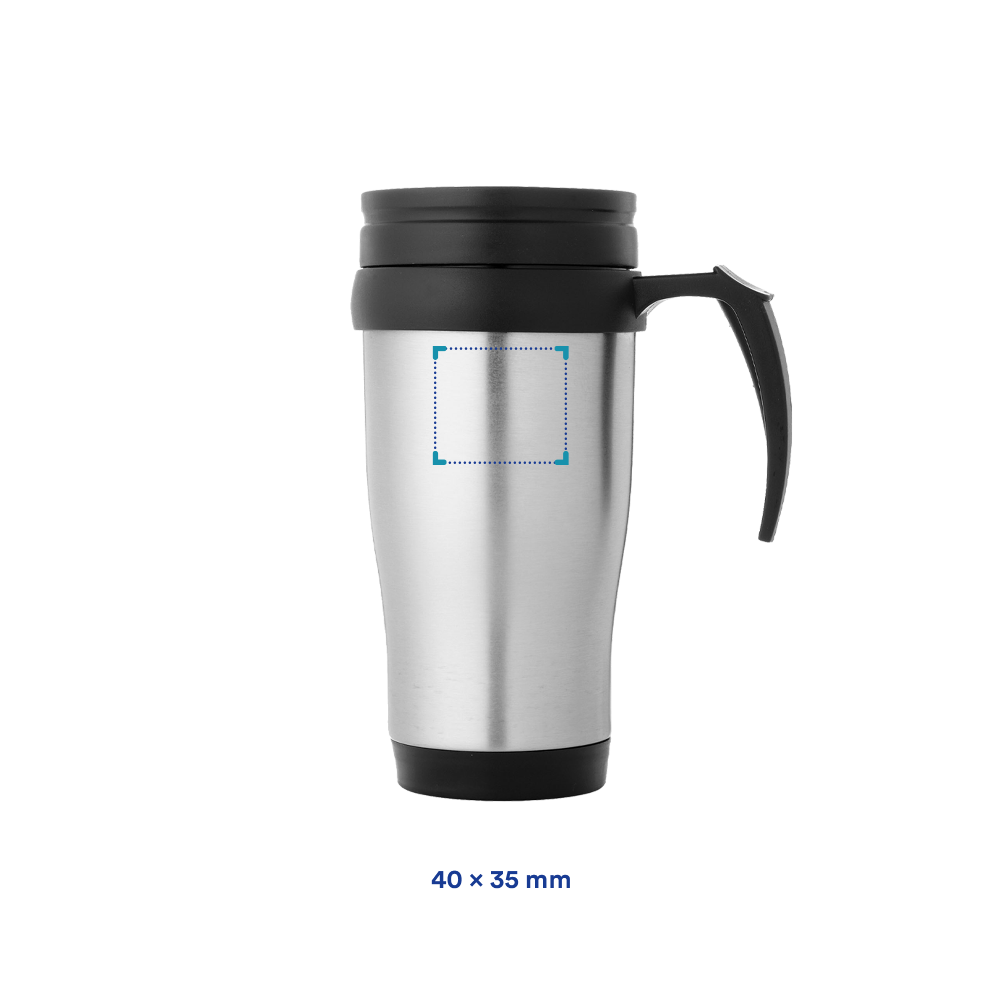 Mug isotherme - 400 ml | Acier inoxydable | Sans BPA