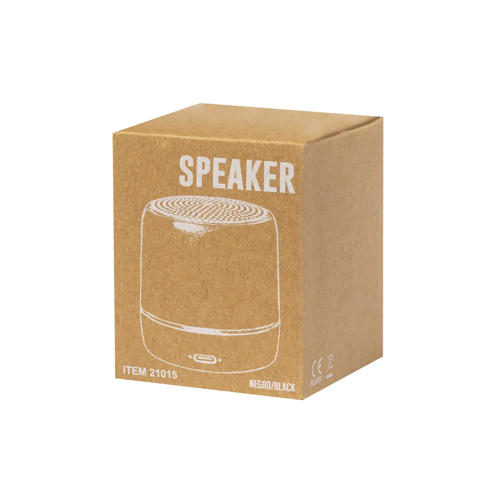 Enceinte – Bluetooth® 5.0 | Compacte | Lumière LED | 3W | Gravure Laser | Base Antidérapante