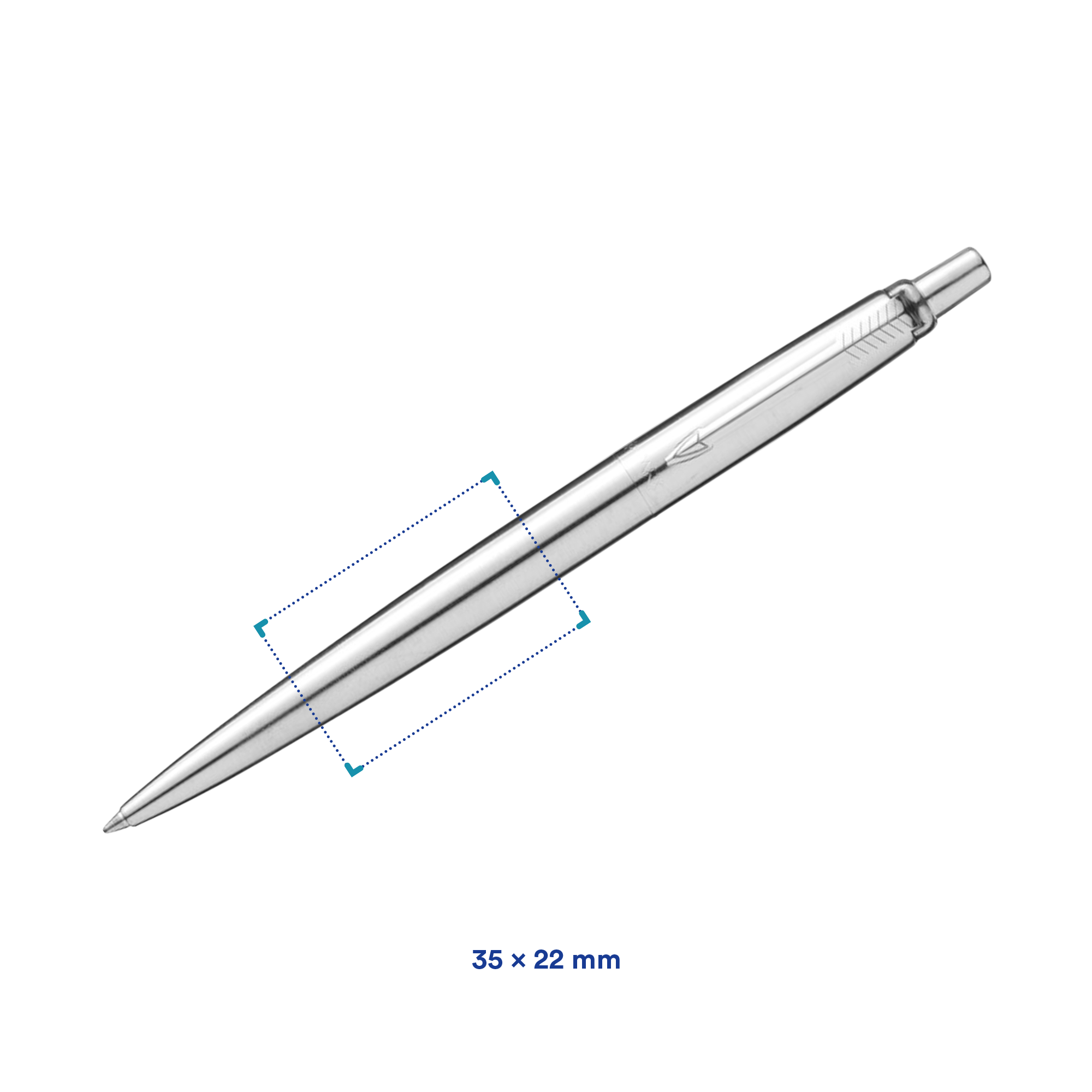 Jotter balpen - Steel | Parker | Roestvrij staal | Tot 4 kleuren bedrukking & Gravure