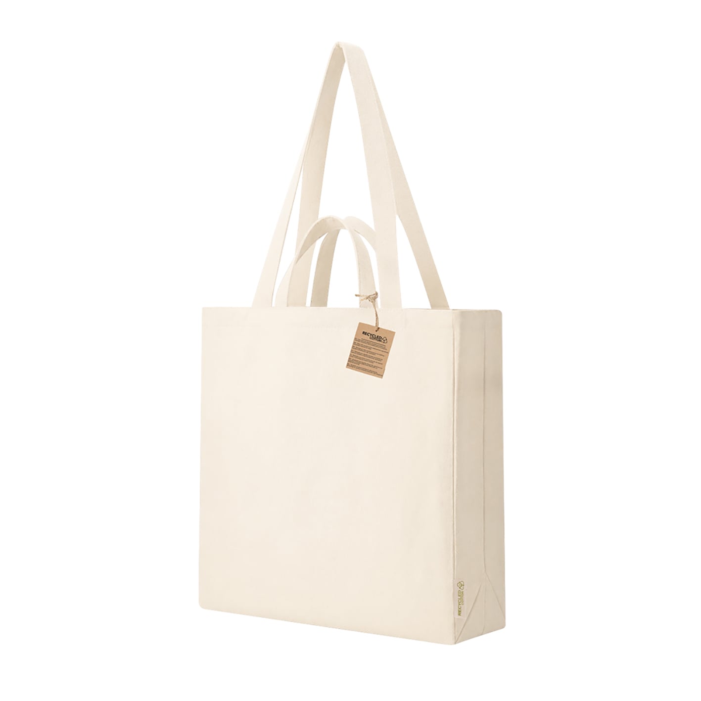 Shopper - Cotone riciclato | 140 g/m² | Fino a 6 kg
