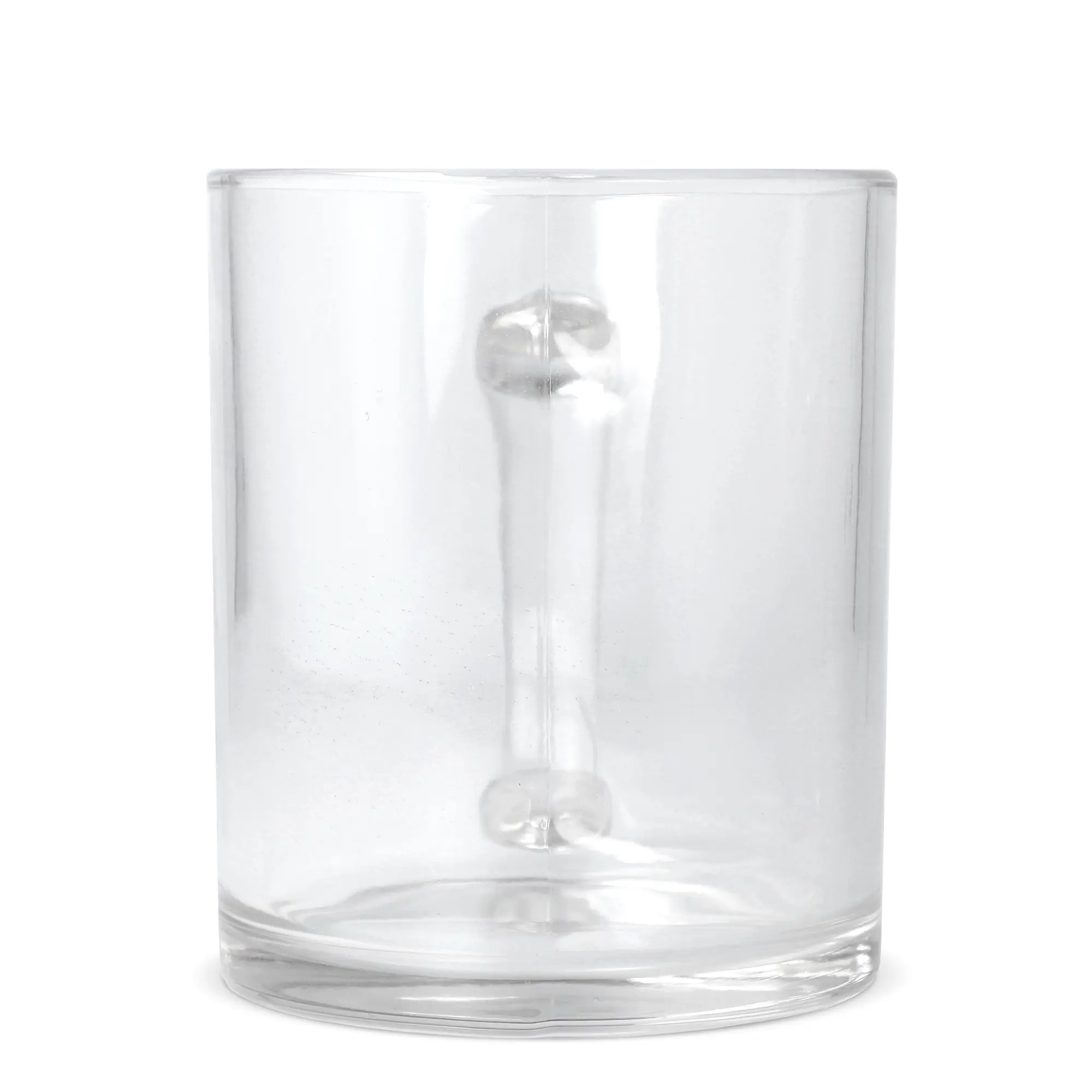 Mug en verre – 335 ml | Transparent | Poignée solide | Design intemporel
