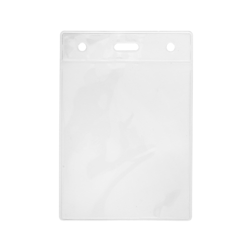 Porte-badge | Plastique | 11,9 x 8,4 cm | Non imprimé