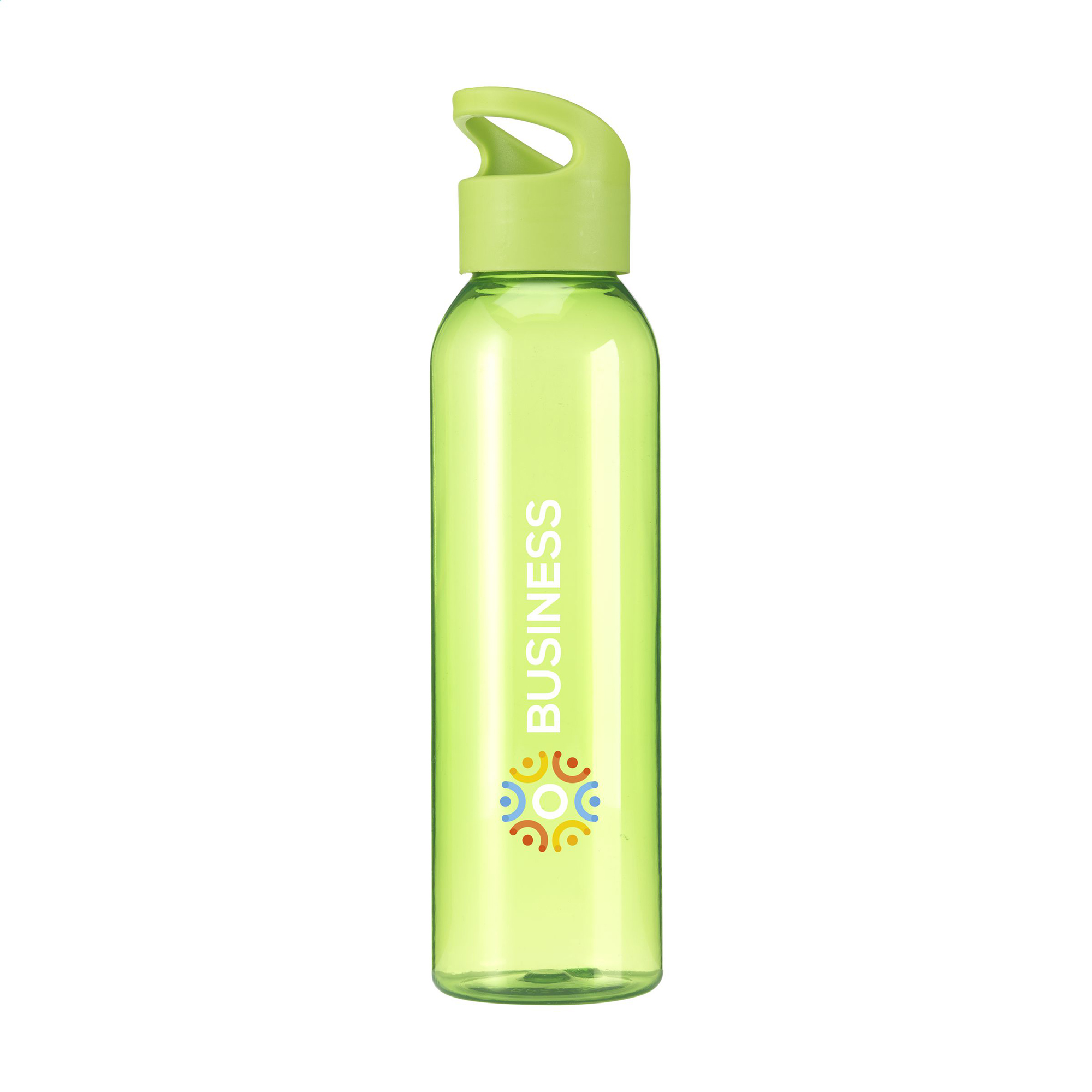 Wasserflasche aus RPET – 650 ml | Klare Optik | GRS-zertifiziert | Schraubdeckel | Auslaufsicher