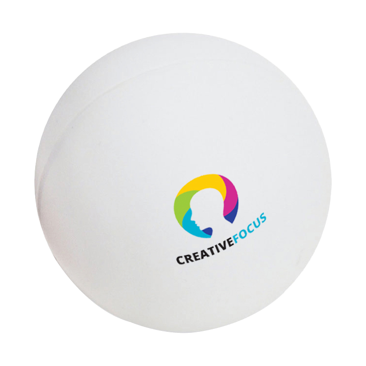 Balles de tennis de table blanches | Ø 40 mm | Quadrichromie