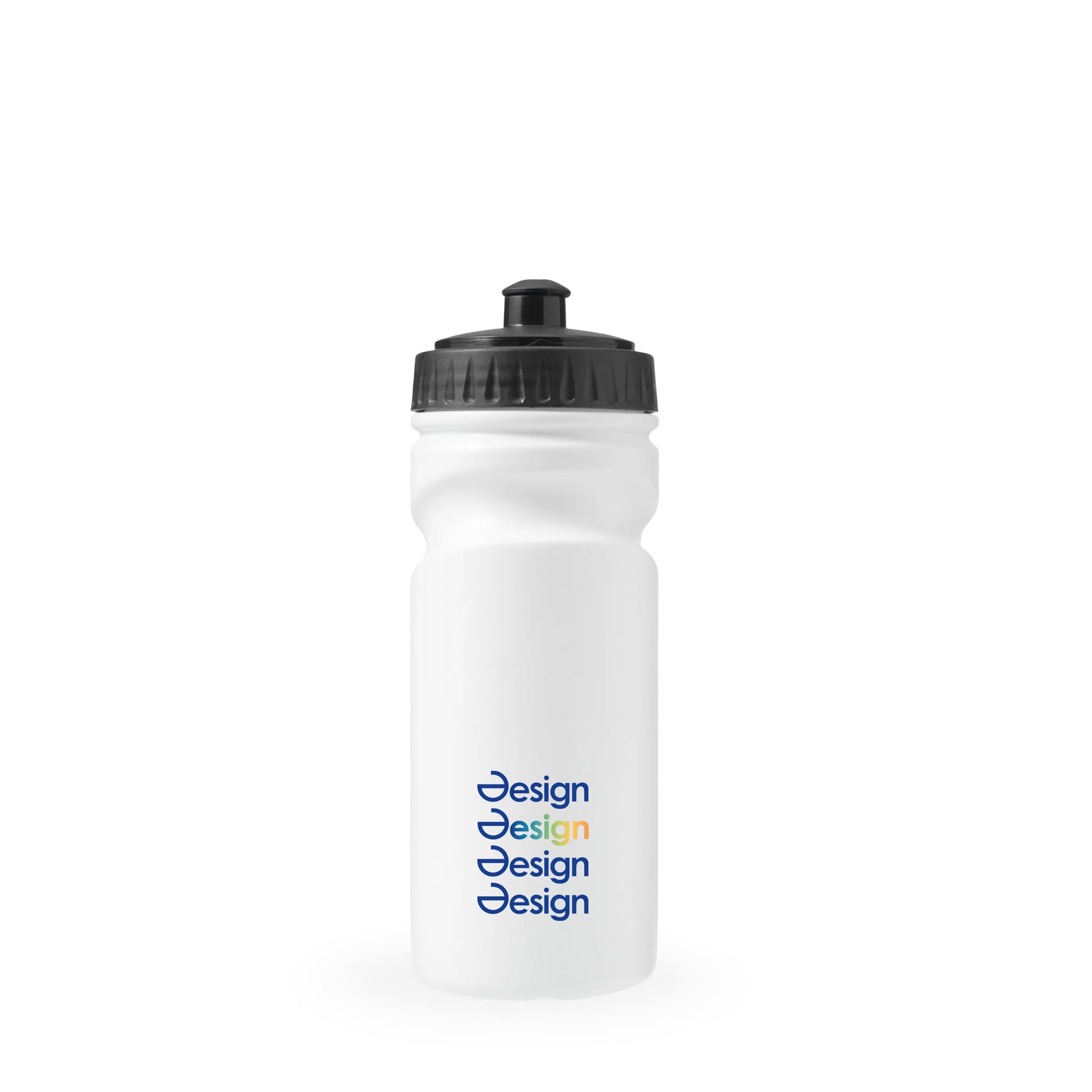 Borraccia sportiva - 500 ml | Materiale riciclato | Coperchio colorato | Quadricromia