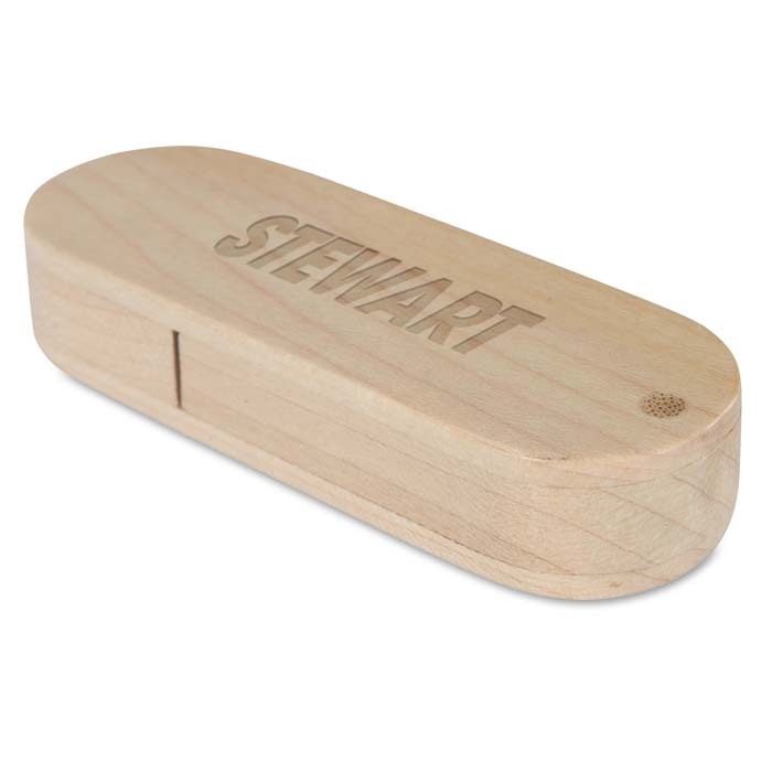 USB-Stick Woody Flash | 1-16 GB | Vollfarbe
