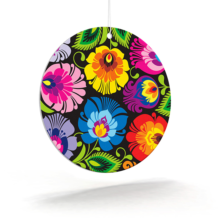 Désodorisant voiture - Premium | Rond | Impression couleur intégrale