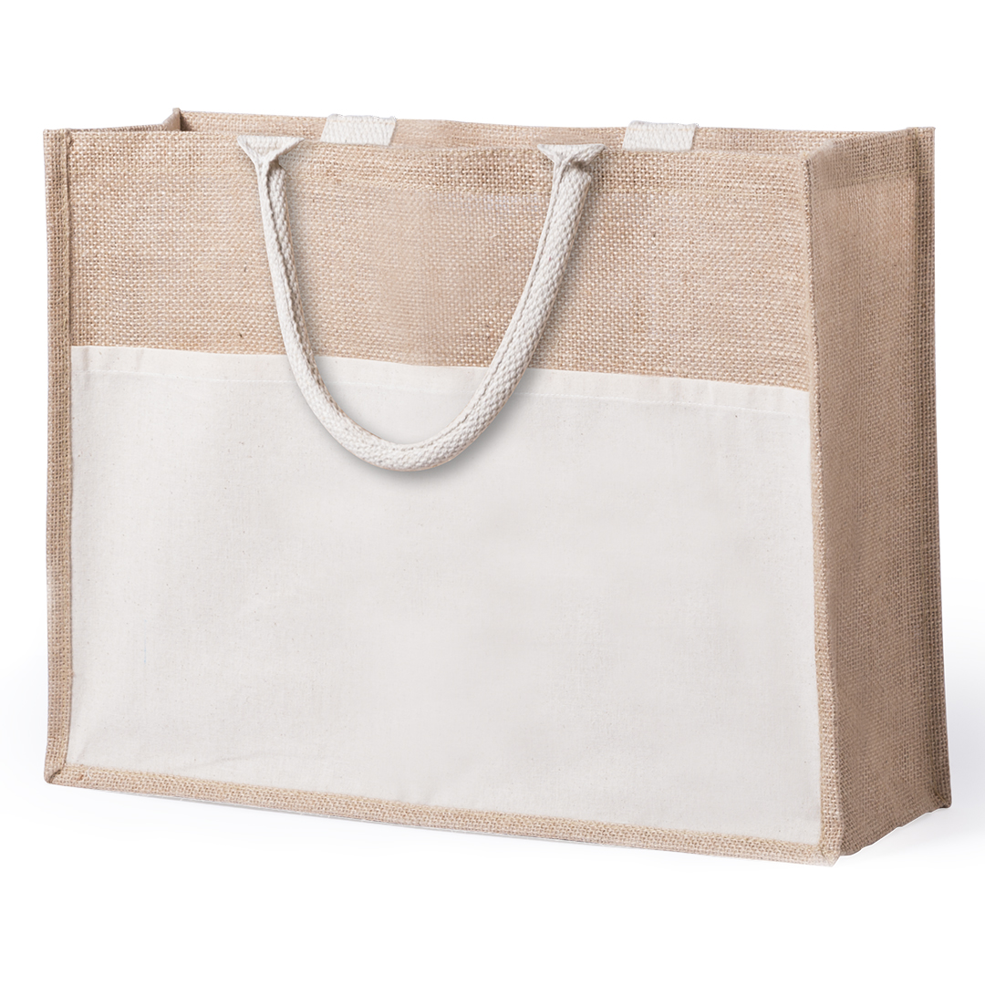 Boodschappentas Nola - Jute | 44,5 x 34 x 15 cm