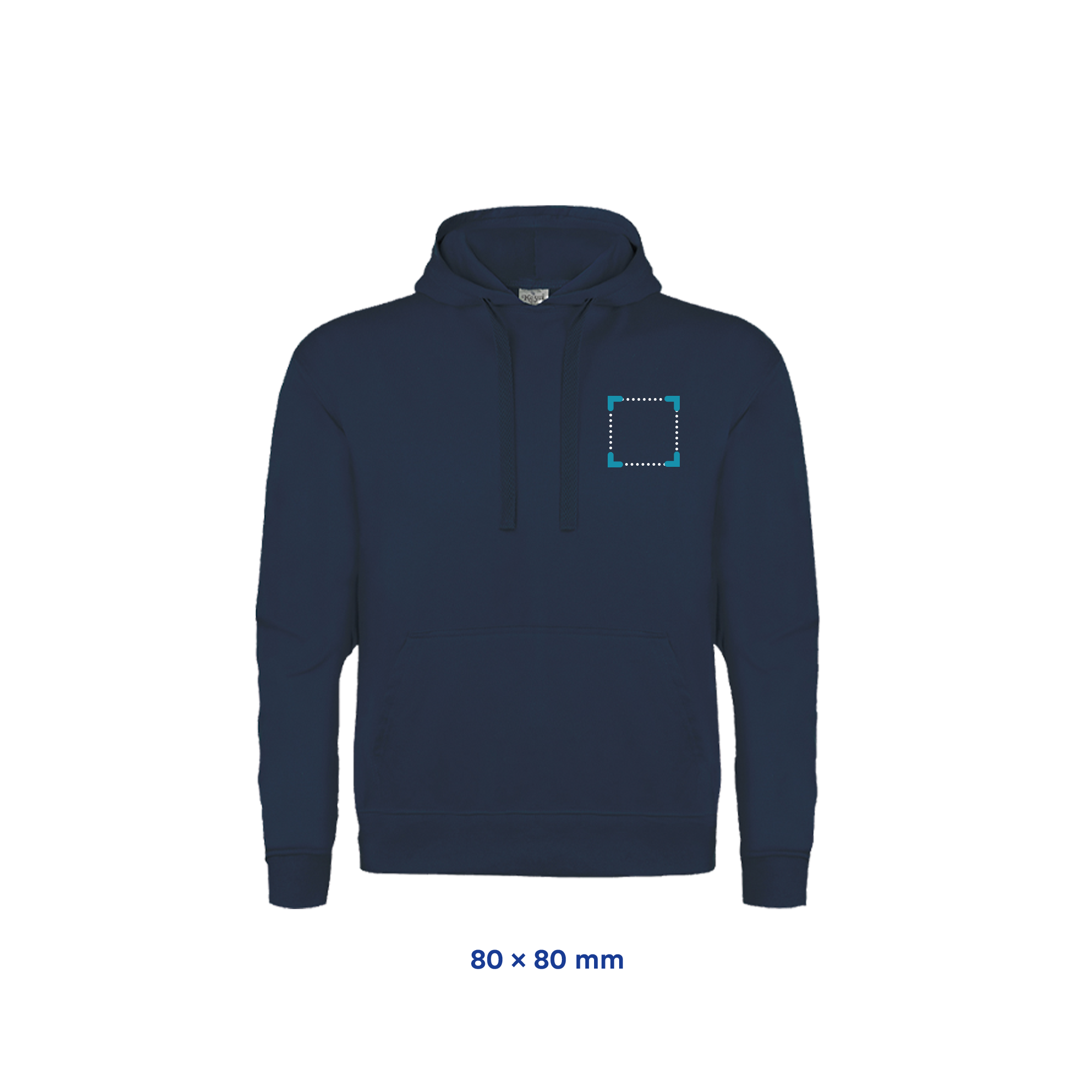 Hoodie Bram - Unisex | Katoen en polyester| Tot 4 kleuren bedrukking