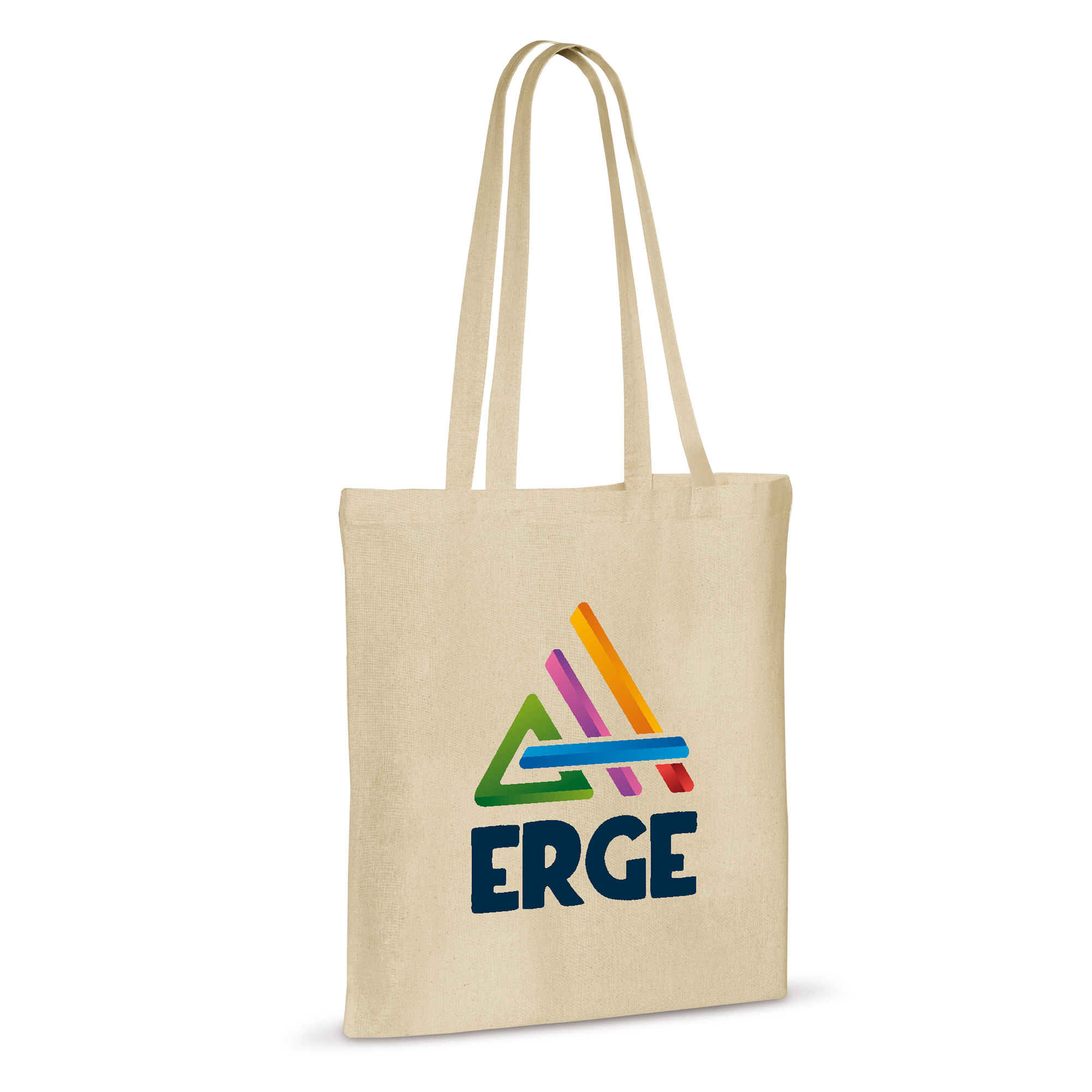 Borsa a tracolla in cotone OEKO-TEX® – 140 g/m² | Manici lunghi | Leggera