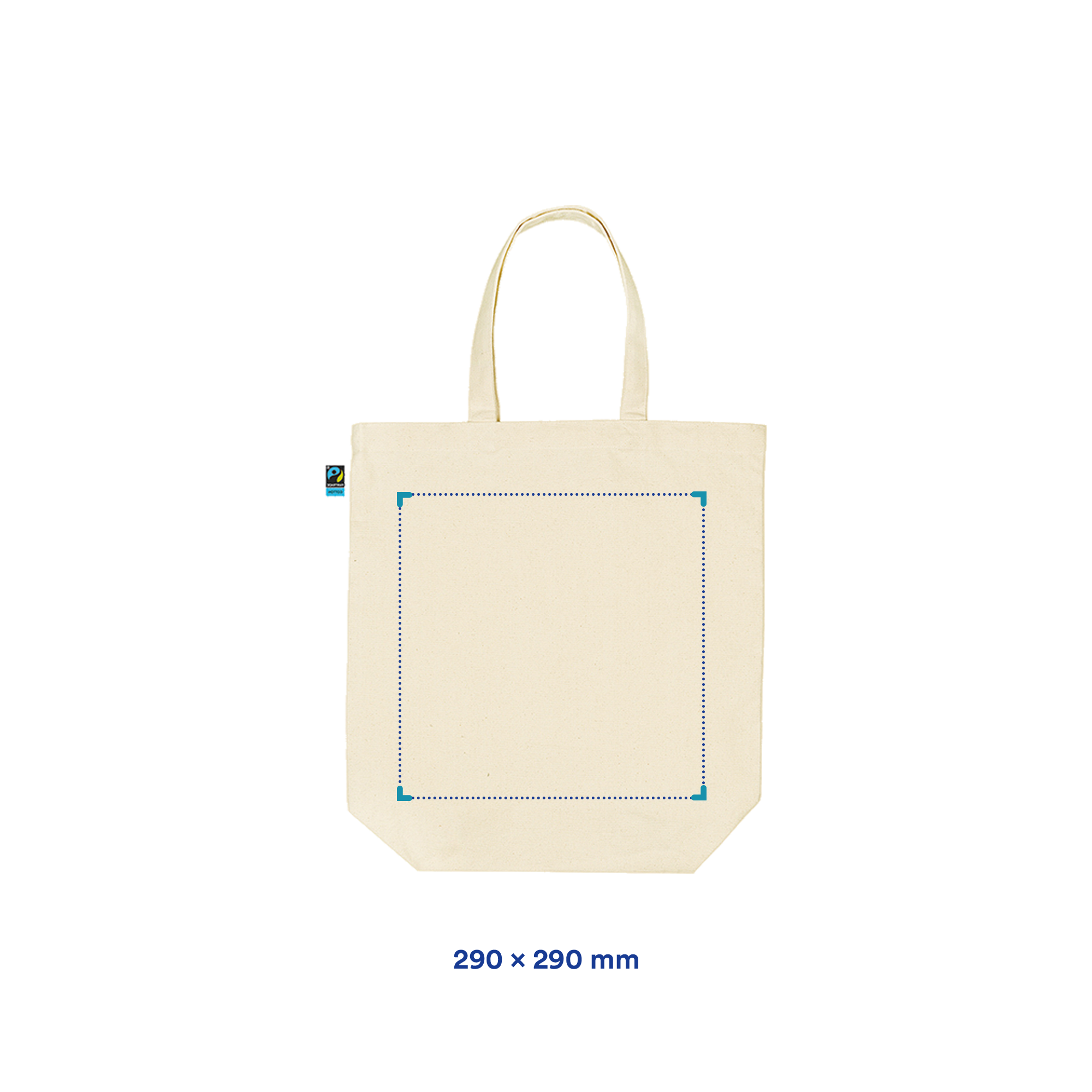 Sac en toile | Commerce équitable & coton biologique | 300 gr/m2 | Impression jusqu'à 4 couleurs