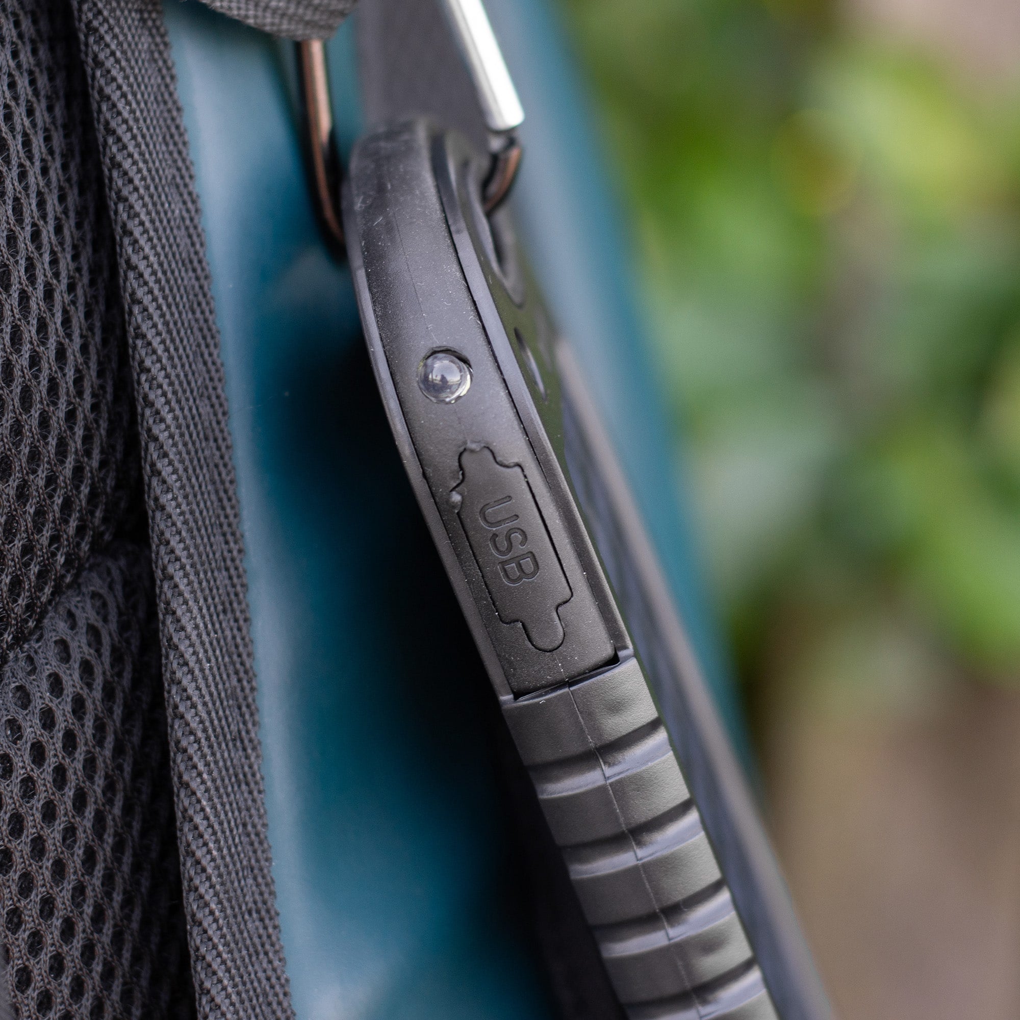 Solar-Powerbank Milo | 4000 mAh | Karabiner