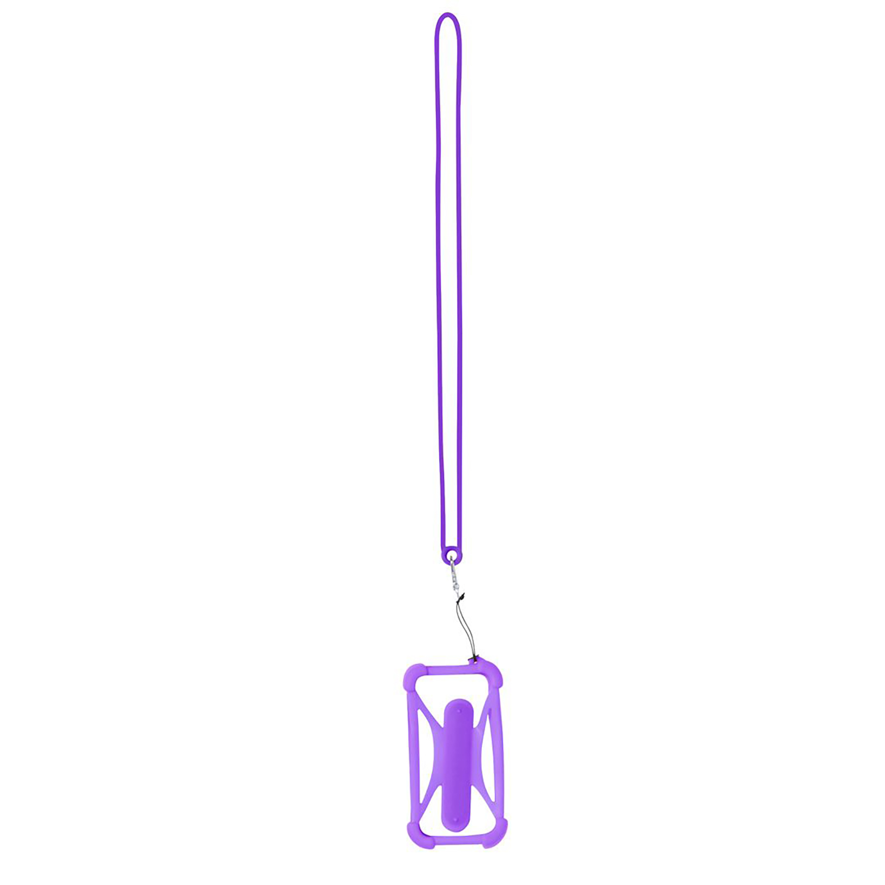 Smartphone lanyard Daan - Siliconen houder | Metalen karabijnhaak | Geïntegreerde standaard