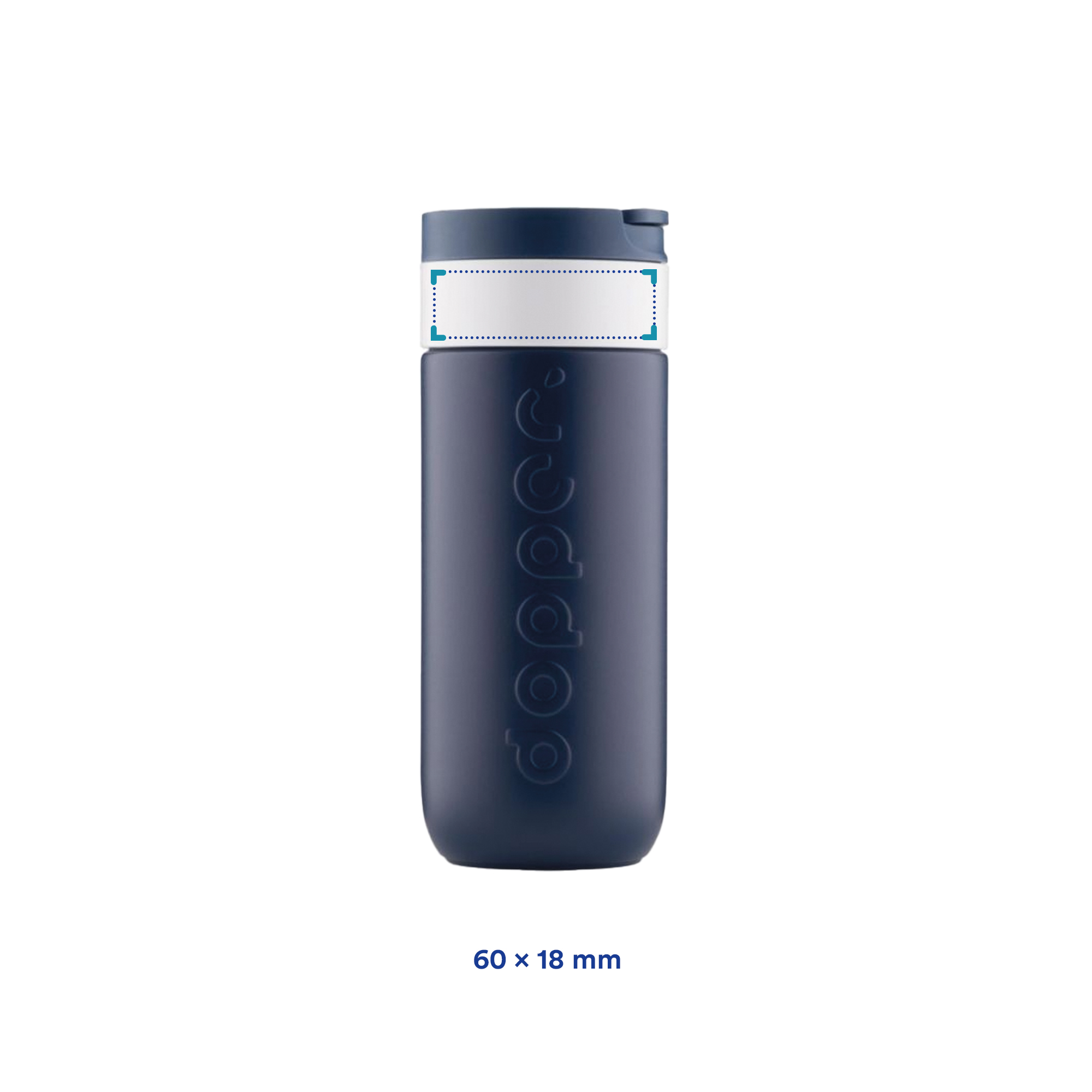 Dopper Reisebecher – 400 ml | Thermosbecher | Vollfarbig