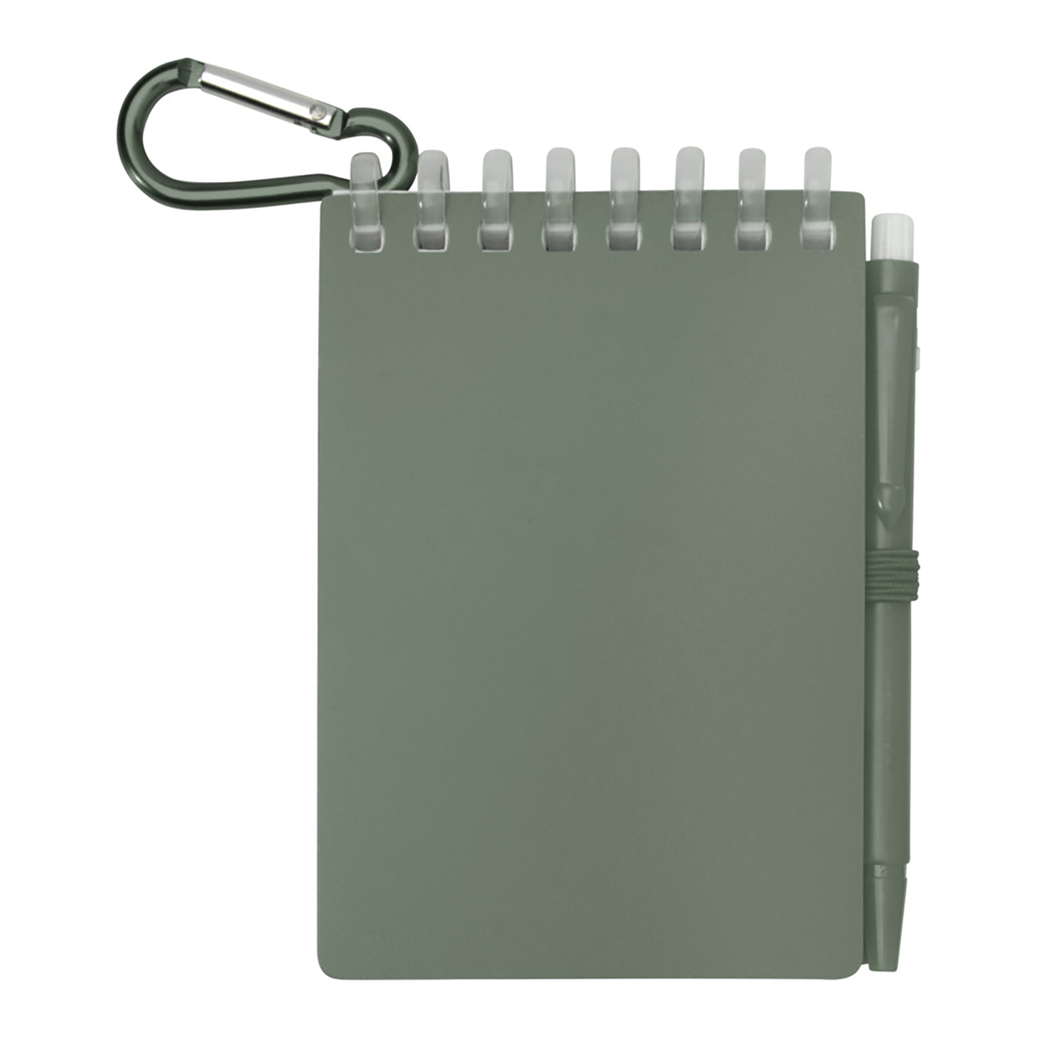 Wasserfestes mini-notizbuchset – Steinpapier | Mit stift | Stiftschlaufe | Clipring