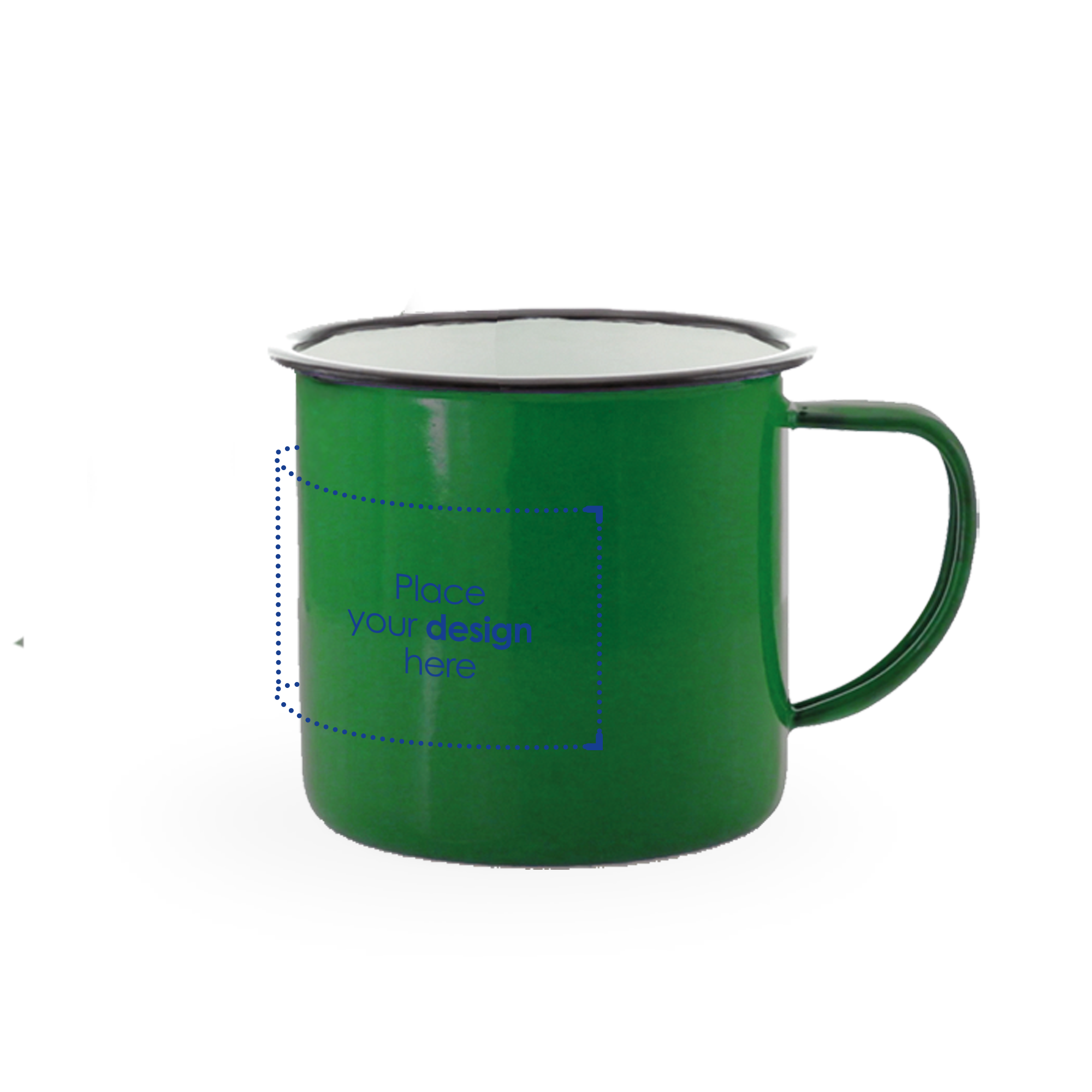 Emaille mok Sonja - 350 ml | Gekleurd | Budget - Vintage design | Tot 4 kleuren bedrukken