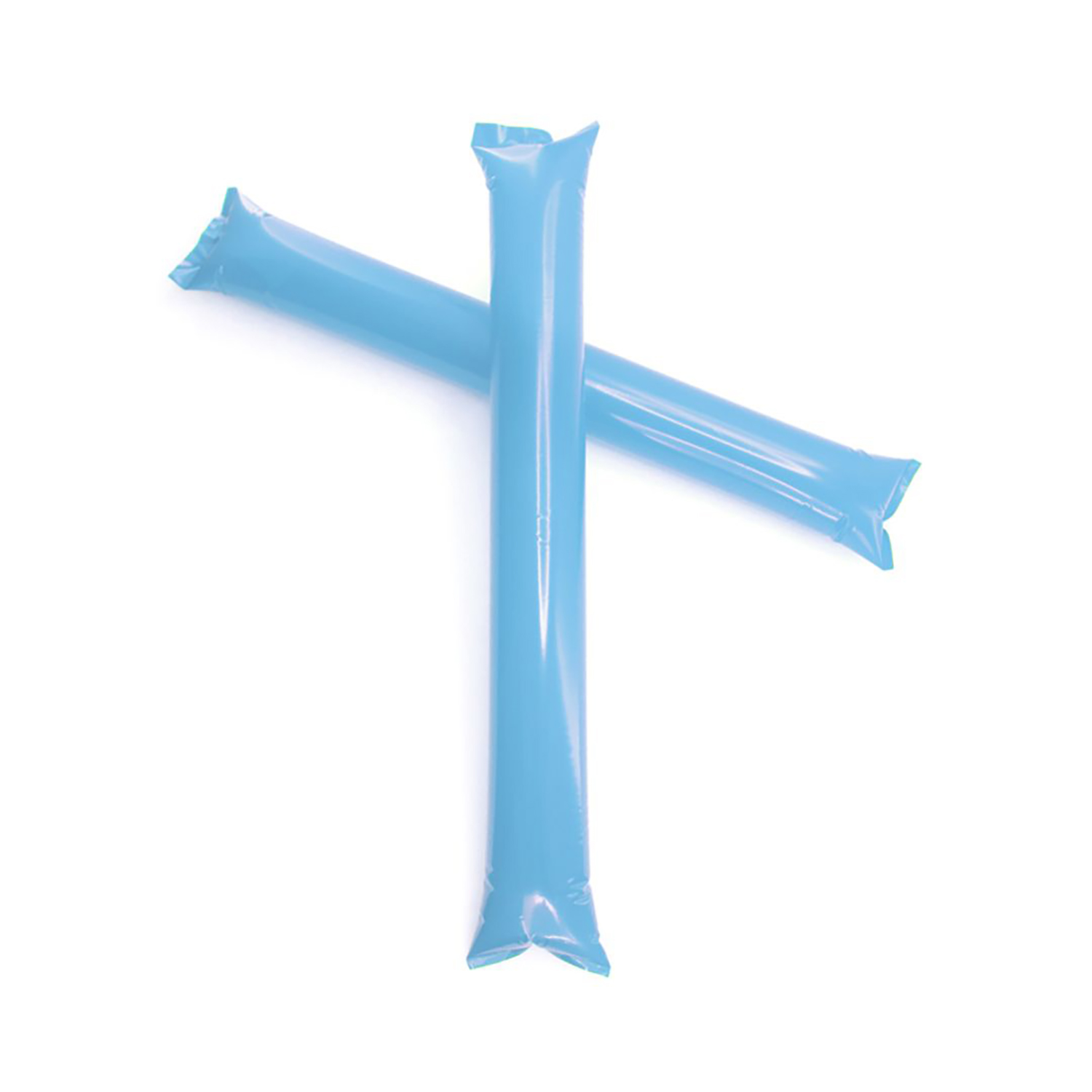 Bâtons supporters – Bâtons gonflables | Matériau PE | Lot de 2 | Avec paille de gonflage