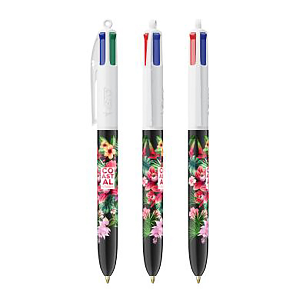 Balpen BIC - 4 kleuren | Duurzaam | 1-4 kleuren & Full Colour