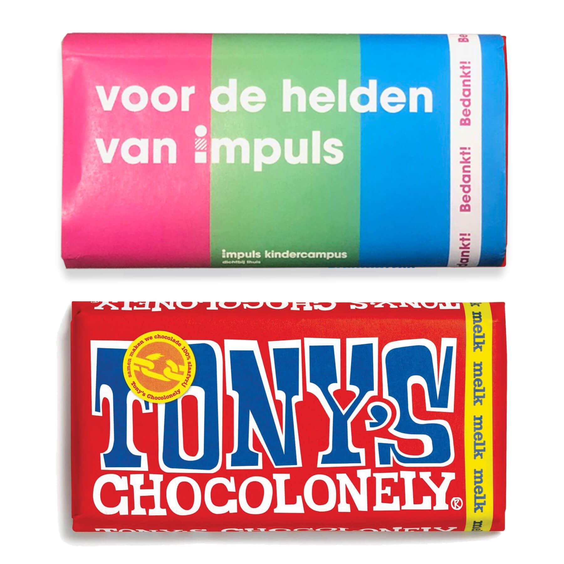 Tony's Chocolonely - Expressversand | 180 g | Personalisierte Banderole (4-farbig)