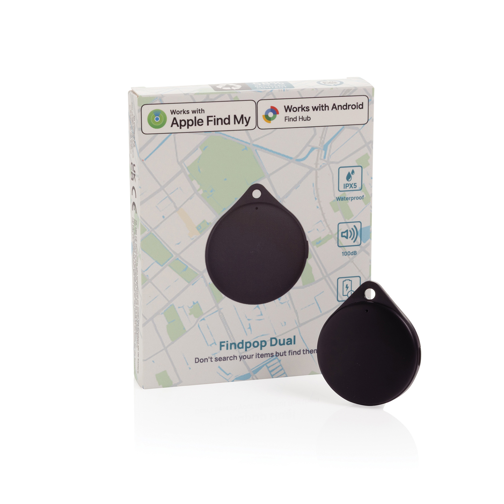 Tracker - Doppio sistema tracking | Allarme 100 dB | IPX5 impermeabile