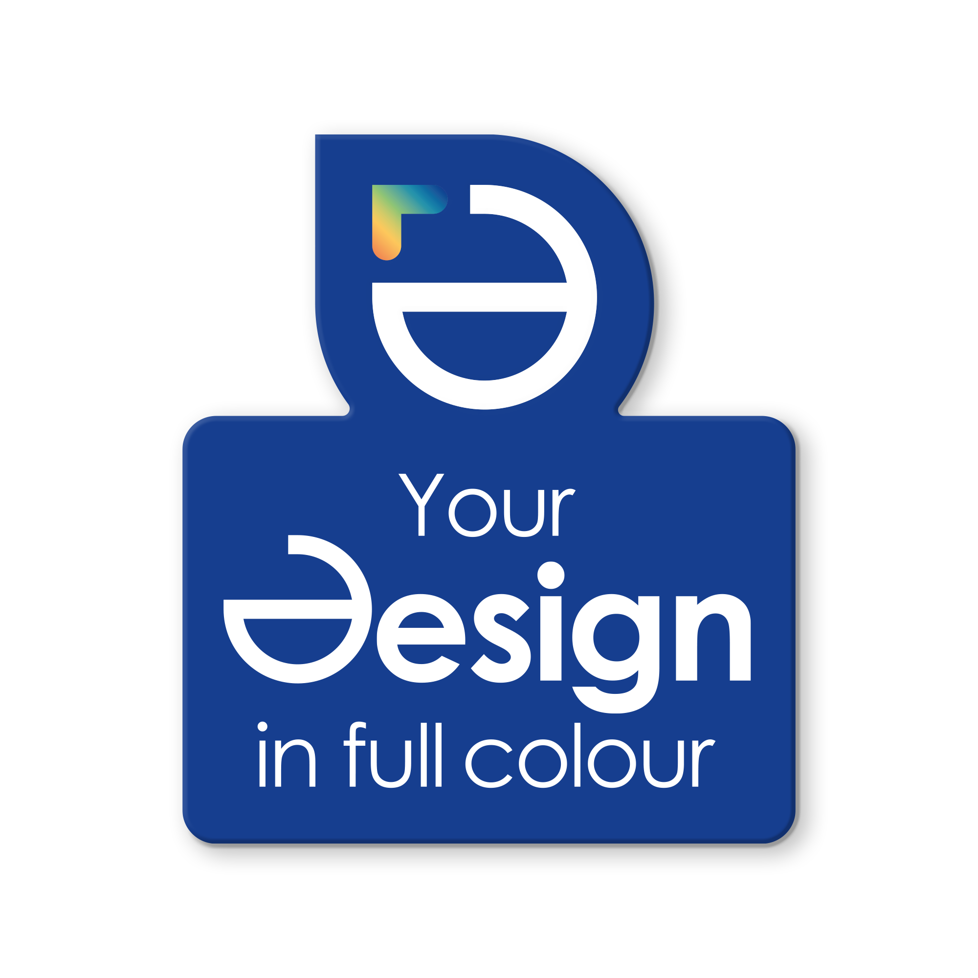 Naambadge Noor - Custom vorm | Magneet | Full colour