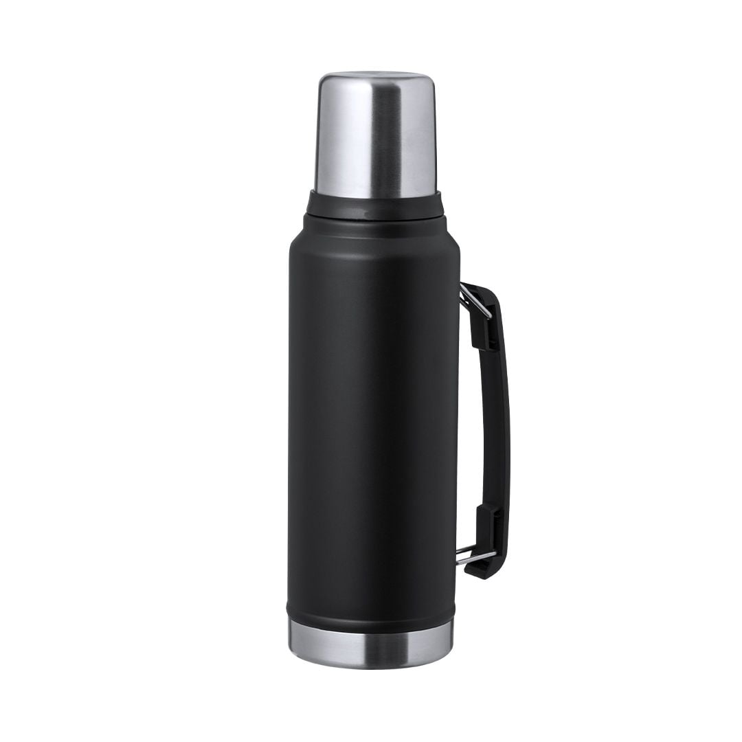Thermosflasche – Becherdeckel | 1 Liter | Edelstahl