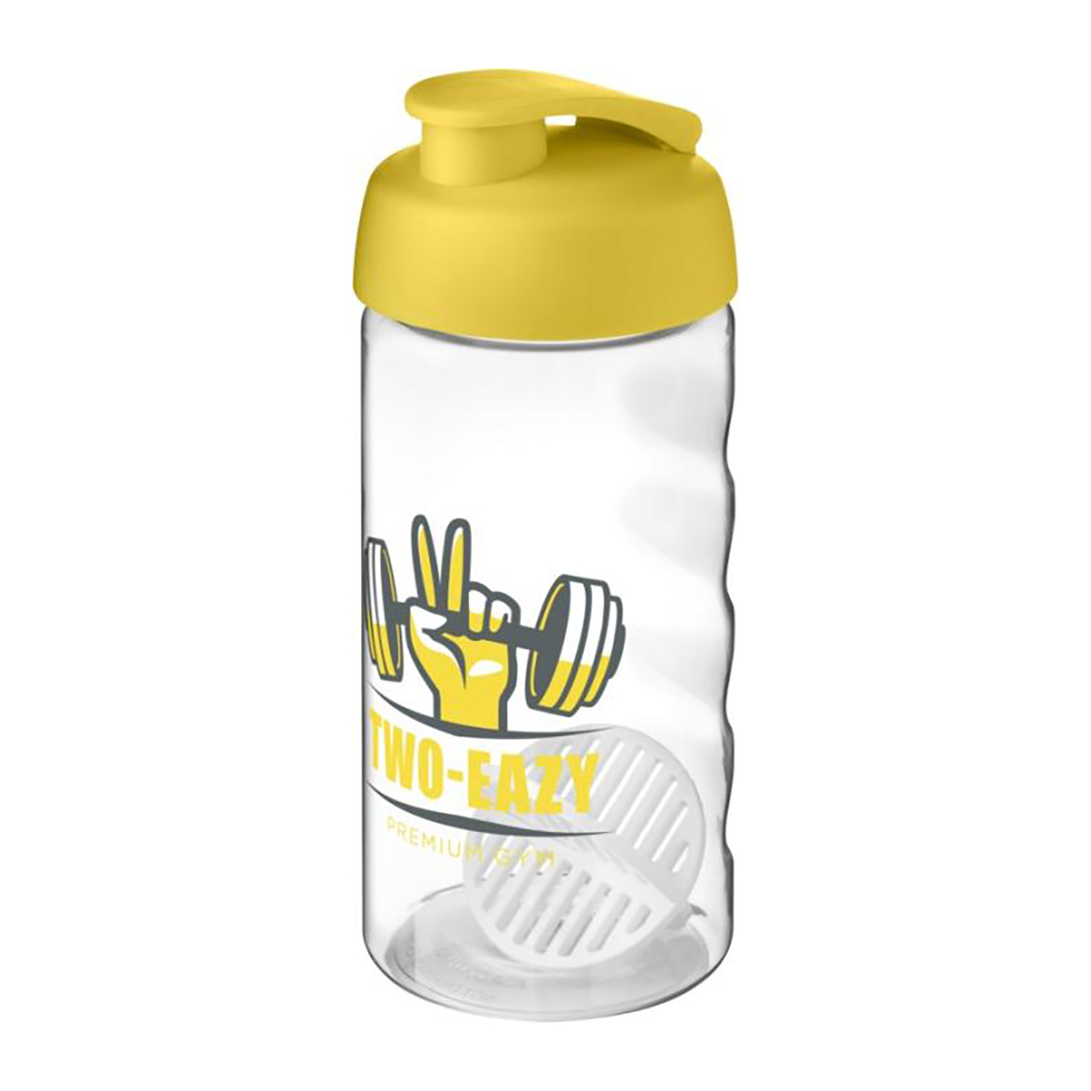 Shakerfles Lars – 500 ml | Met mixbal | Flip dop | Enkelwandig