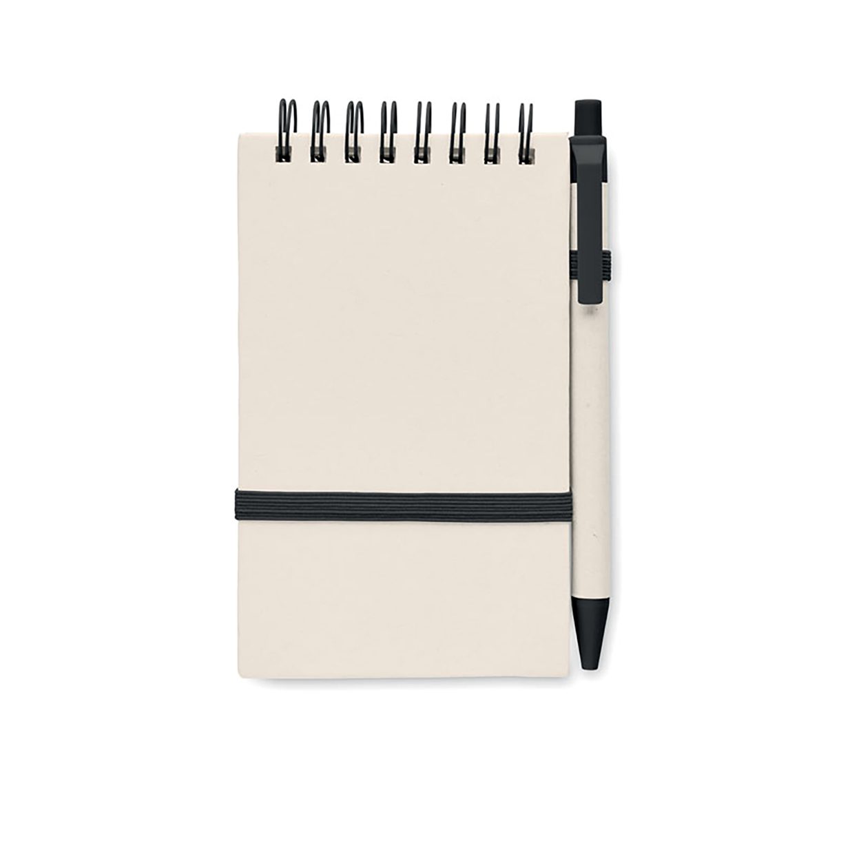 Notizbuch-Set Mika - A6 | 140 Blatt | Block + Stift | Recycelter Milchkarton