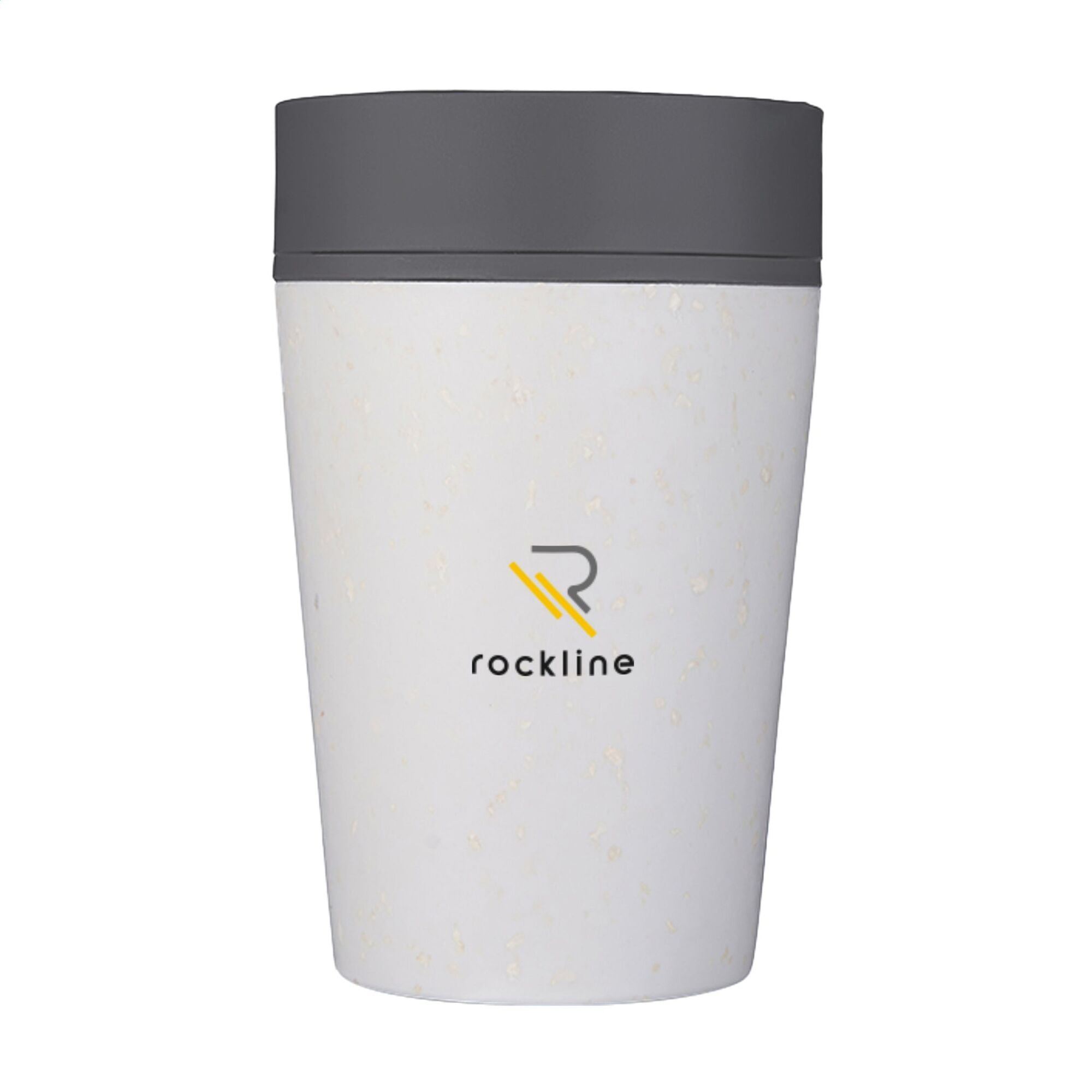 Circular&Co® Mok Zwart - 227 ml | Gerecycled | Zwart + gekleurd deksel