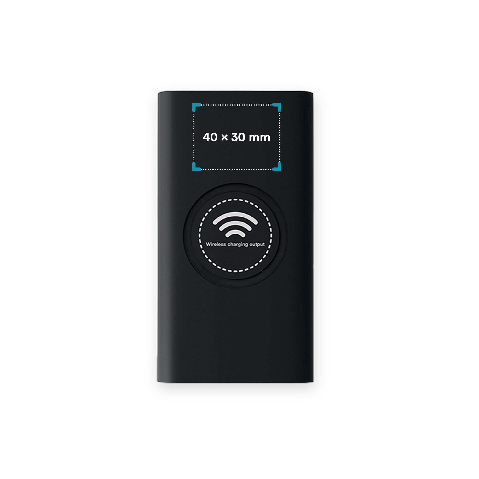 Batterie externe | 8000 mAh | Sans fil | USB de type C