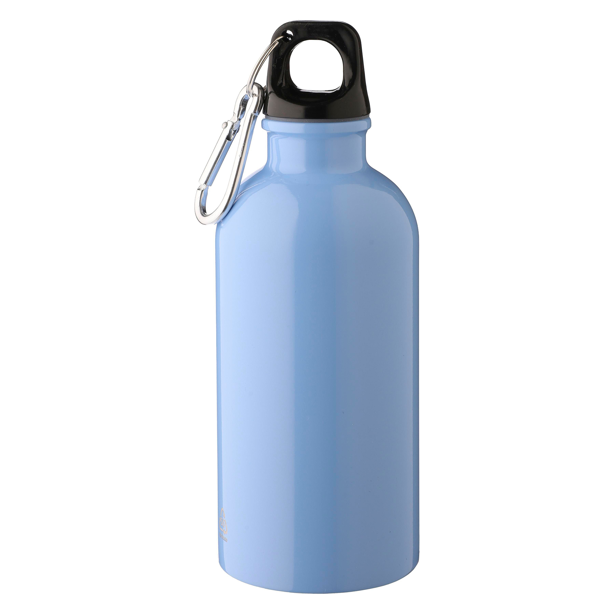 Gerecyclede Drinkfles Daan - 400 ml | Karabijnhaak | RVS