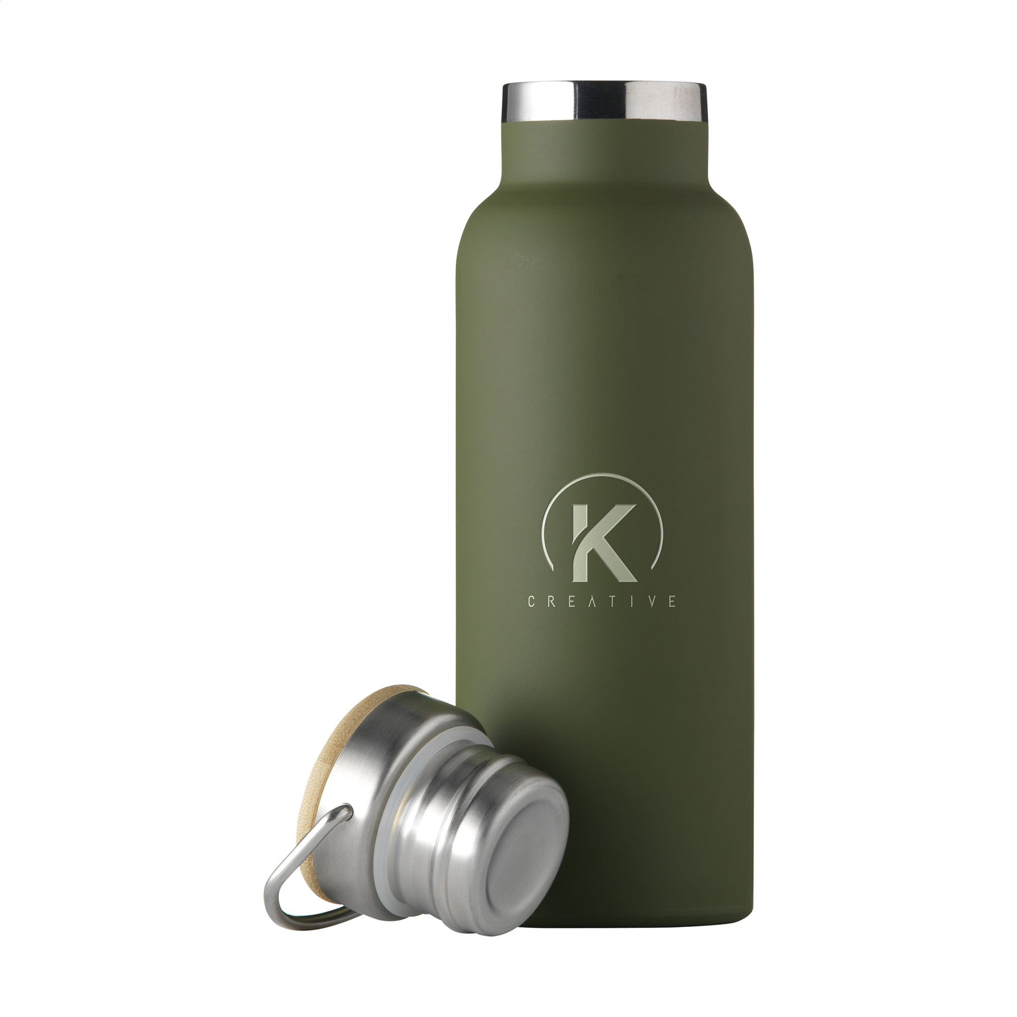 Thermosfles Bas – 500 ml | Gerecycled materiaal | Vacuüm geïsoleerd