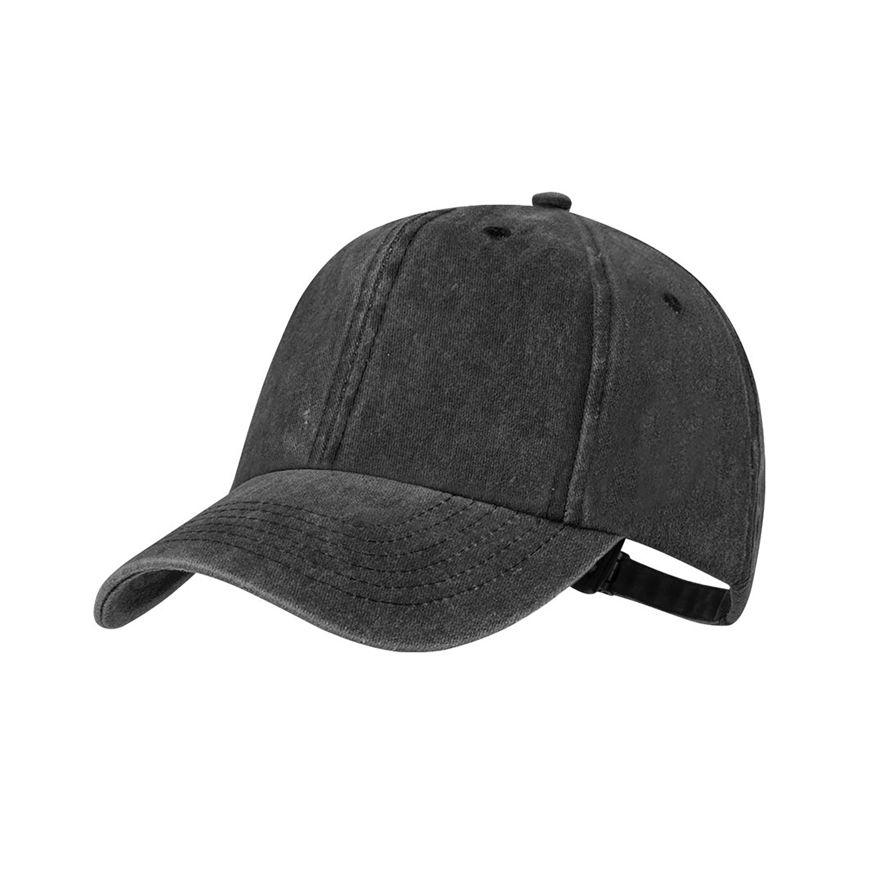 Cap - Baumwolle | Gewaschener Look | Metallschnalle