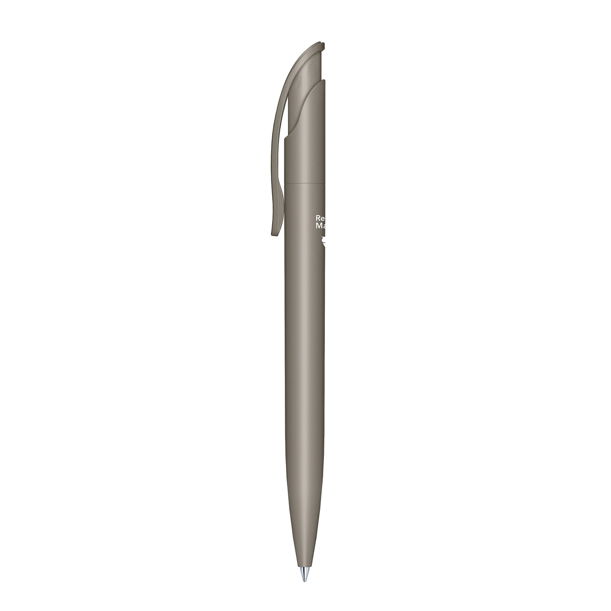 Balpen Challenger - Eco | Senator | Gerecycled PP | Mat | Tot 4 kleuren bedrukking