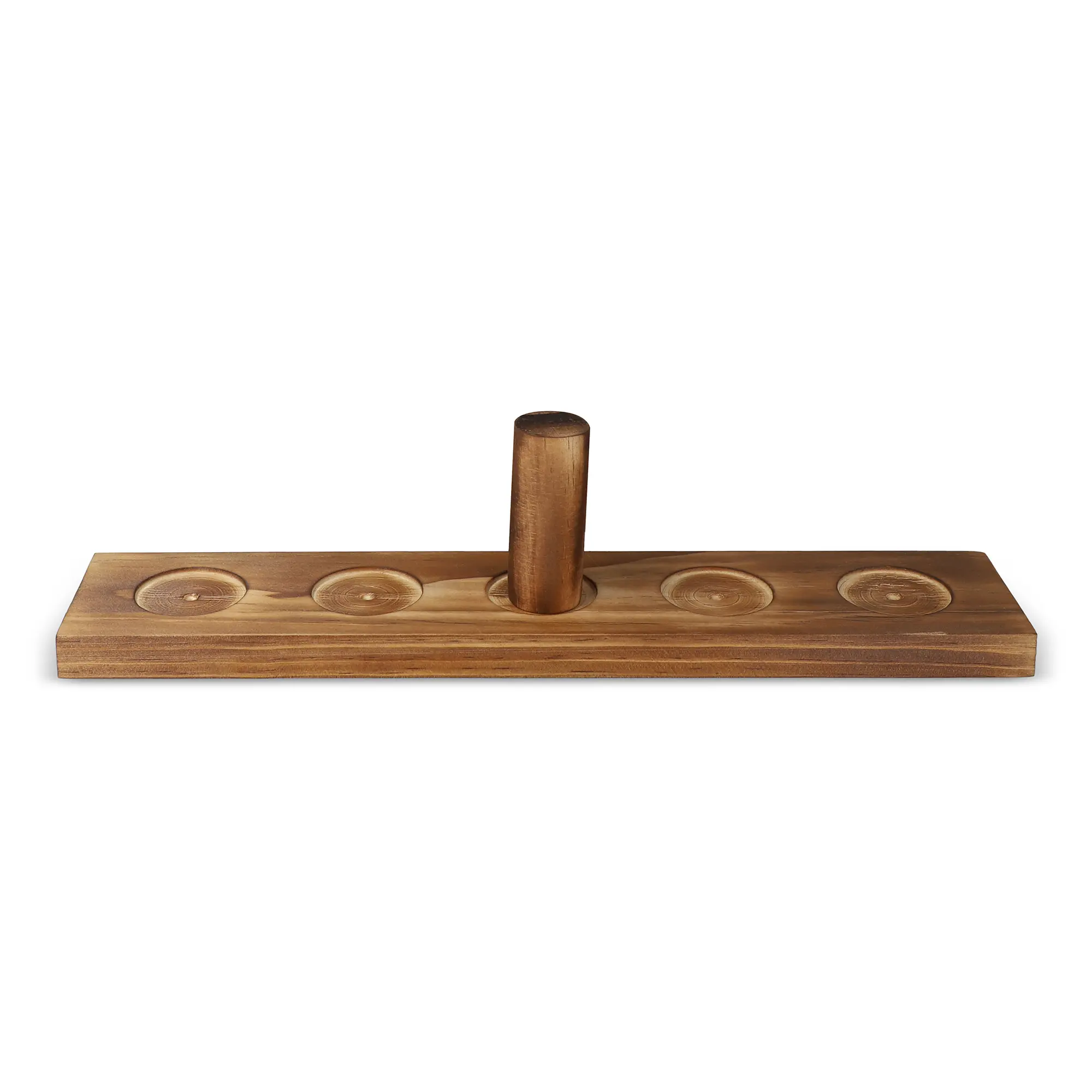 Ring‑Toss Spiel – Holz Tischmodell | Kompaktes Format