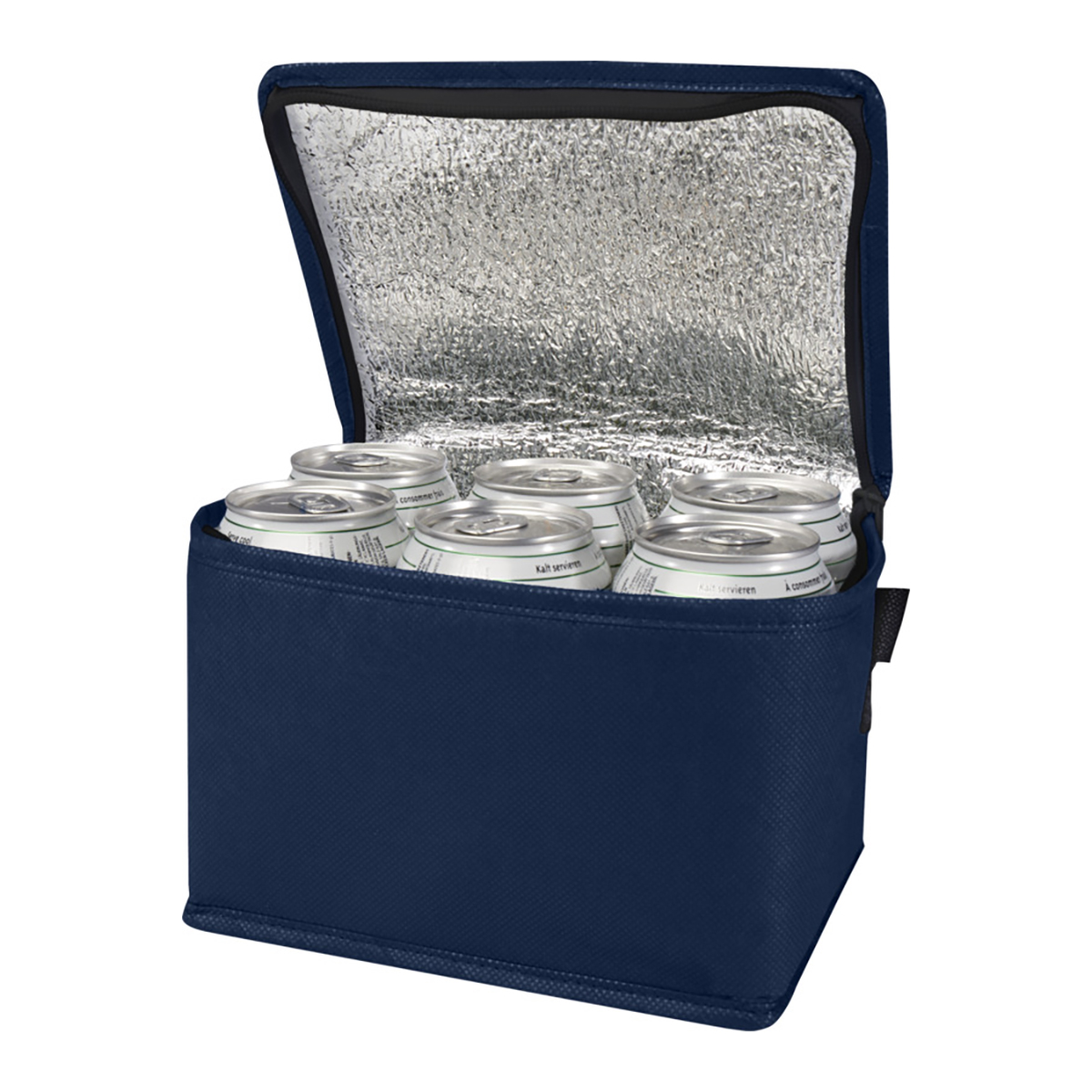 Gerecyclede non-woven koeltas Yara – 4L | Compact | Isolerend | Ritsluiting