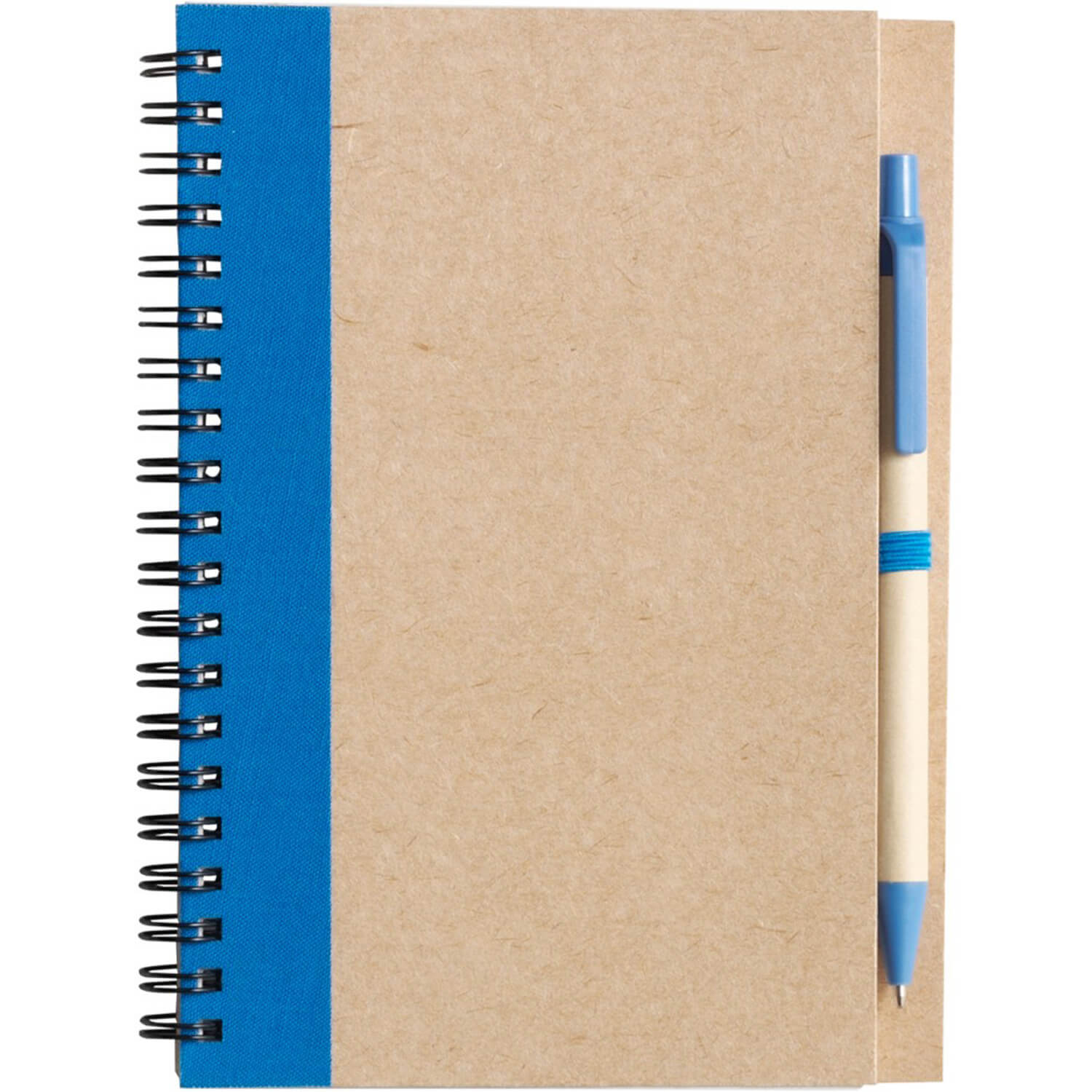 Raccoglitore ad anelli per quaderno - A6 | 120 fogli | Carta riciclata | Con penna