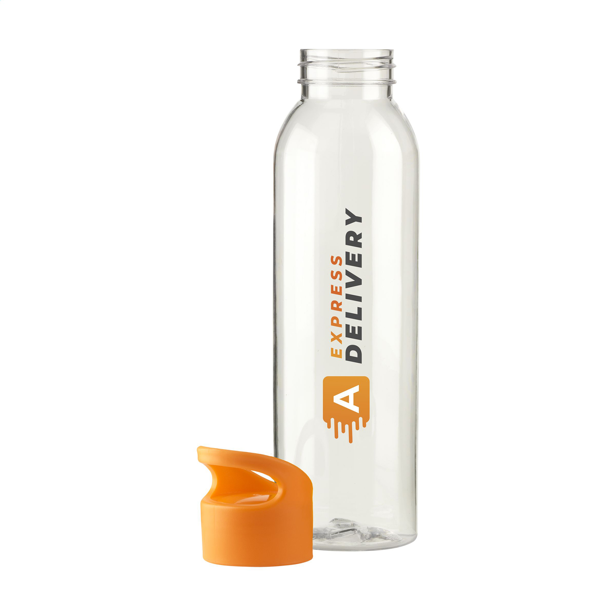 Wasserflasche aus RPET – 650 ml | Klare Optik | GRS-zertifiziert | Schraubdeckel | Auslaufsicher