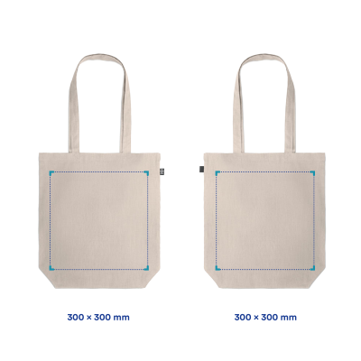 Shopper Eelco - 100% hennep | 38 x 10 x 42 cm | Lange hengsels