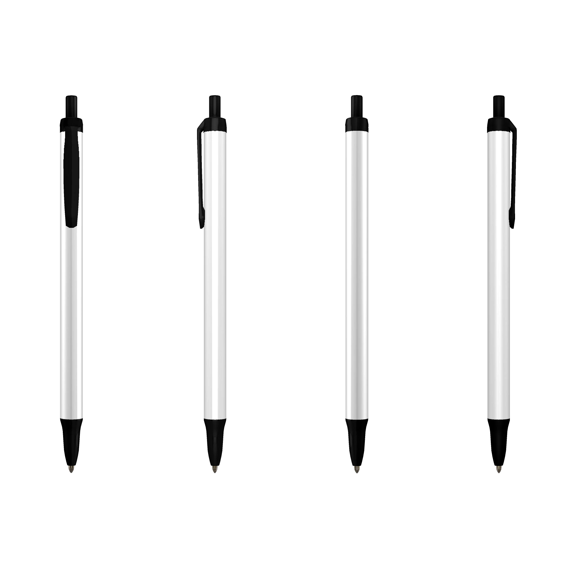 Kugelschreiber Clic Stick - Two Color | BIC | Kunststoff | Weiß & Farbig
