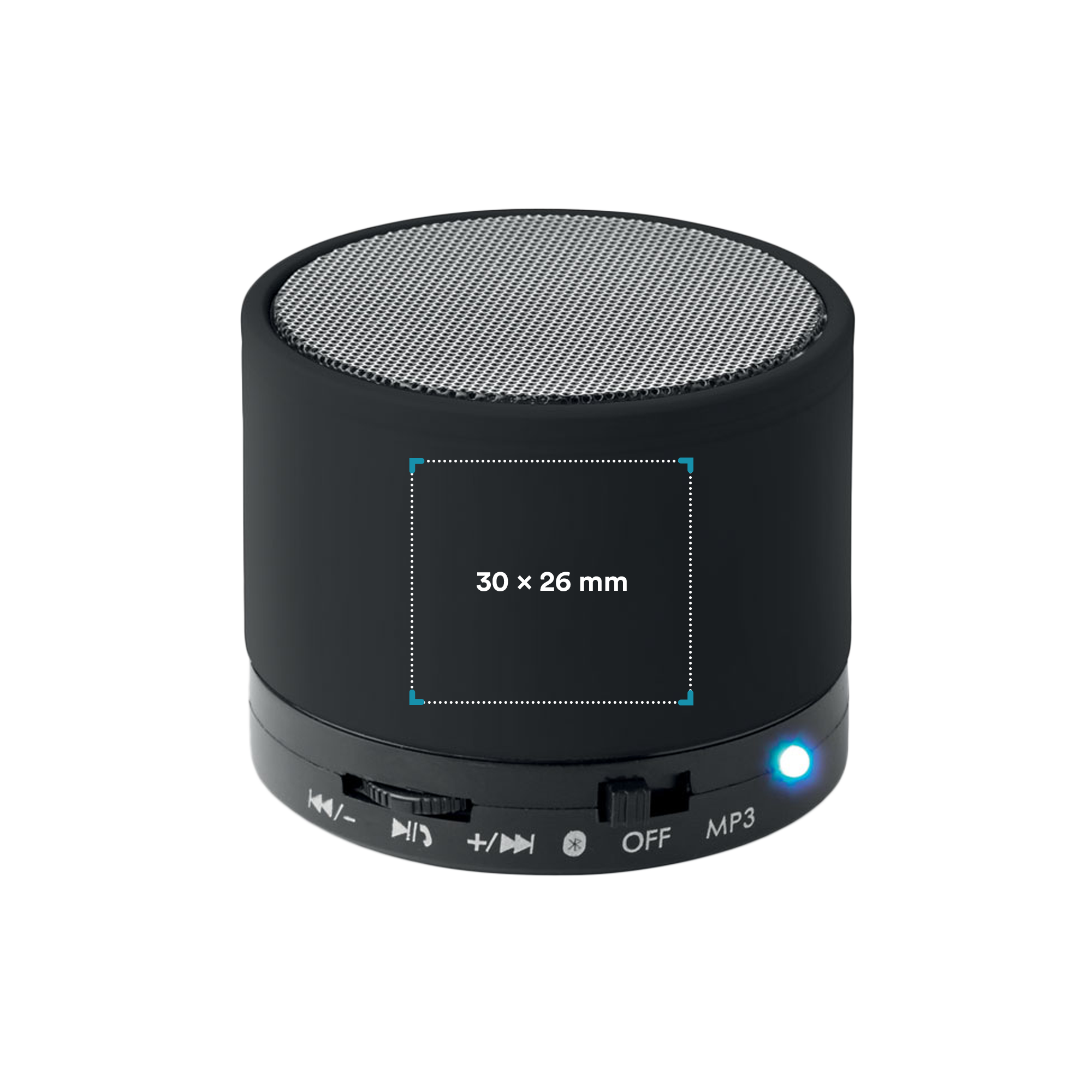 Bluetooth speaker Nina - 450 mAh| Met belfunctie | Gravure & tot 2 kleuren bedrukking