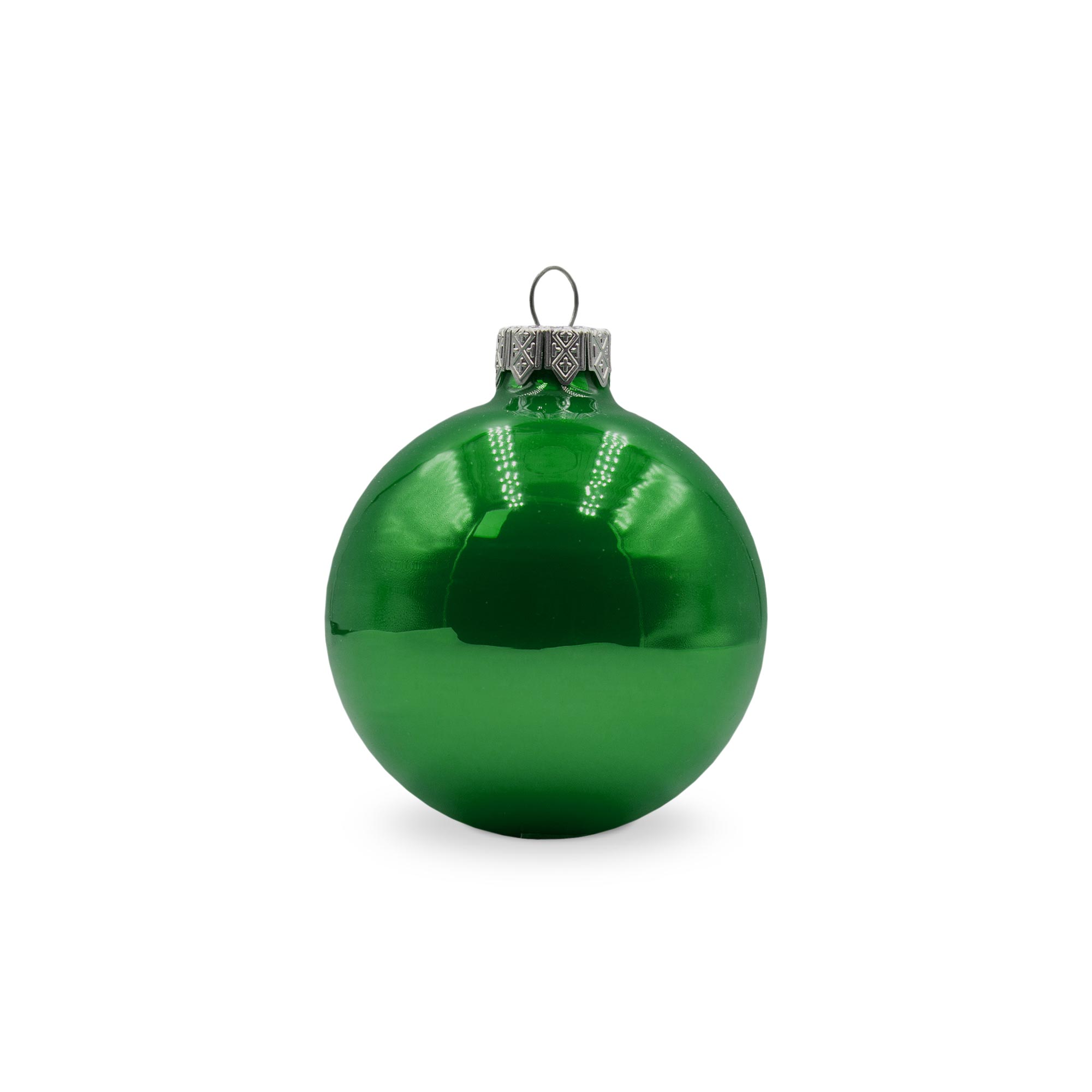 Boule de Noël – 66 mm | Finition brillante | Attache argentée | Impression 1 à 4 couleurs