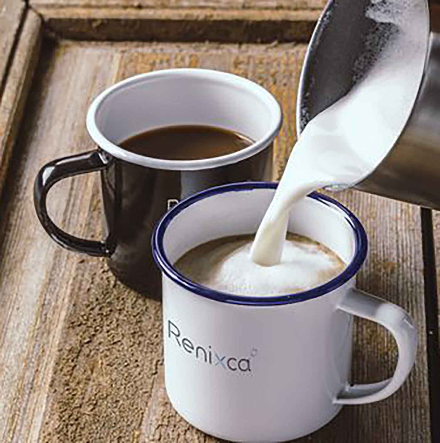 Emaille mok Two Tone - 350 ml | 2-kleurig | Tot 4 kleuren bedrukking