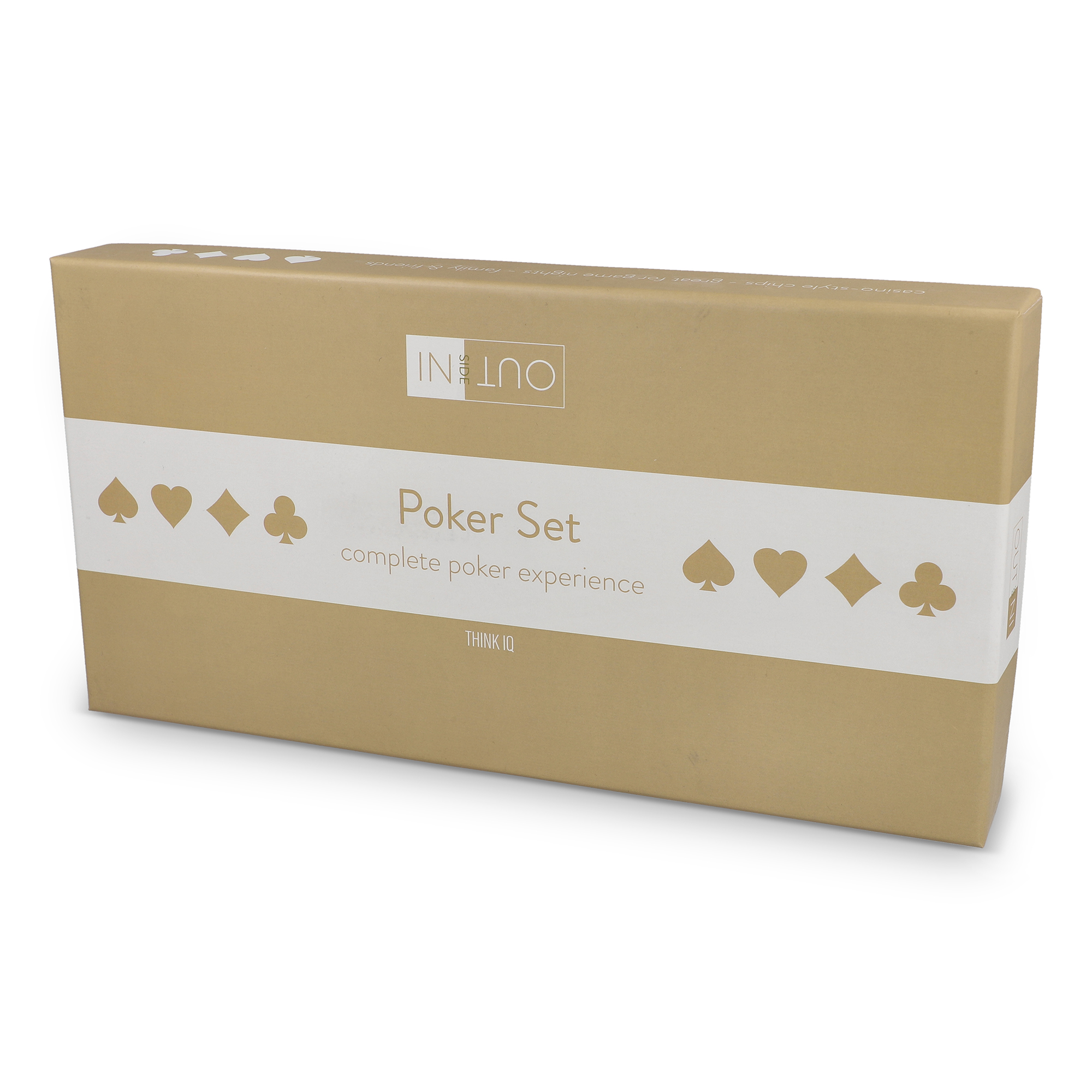 Poker-Set – 2-in-1-Box | Mit Karten | 100 Chips | Hochwertige Ausführung