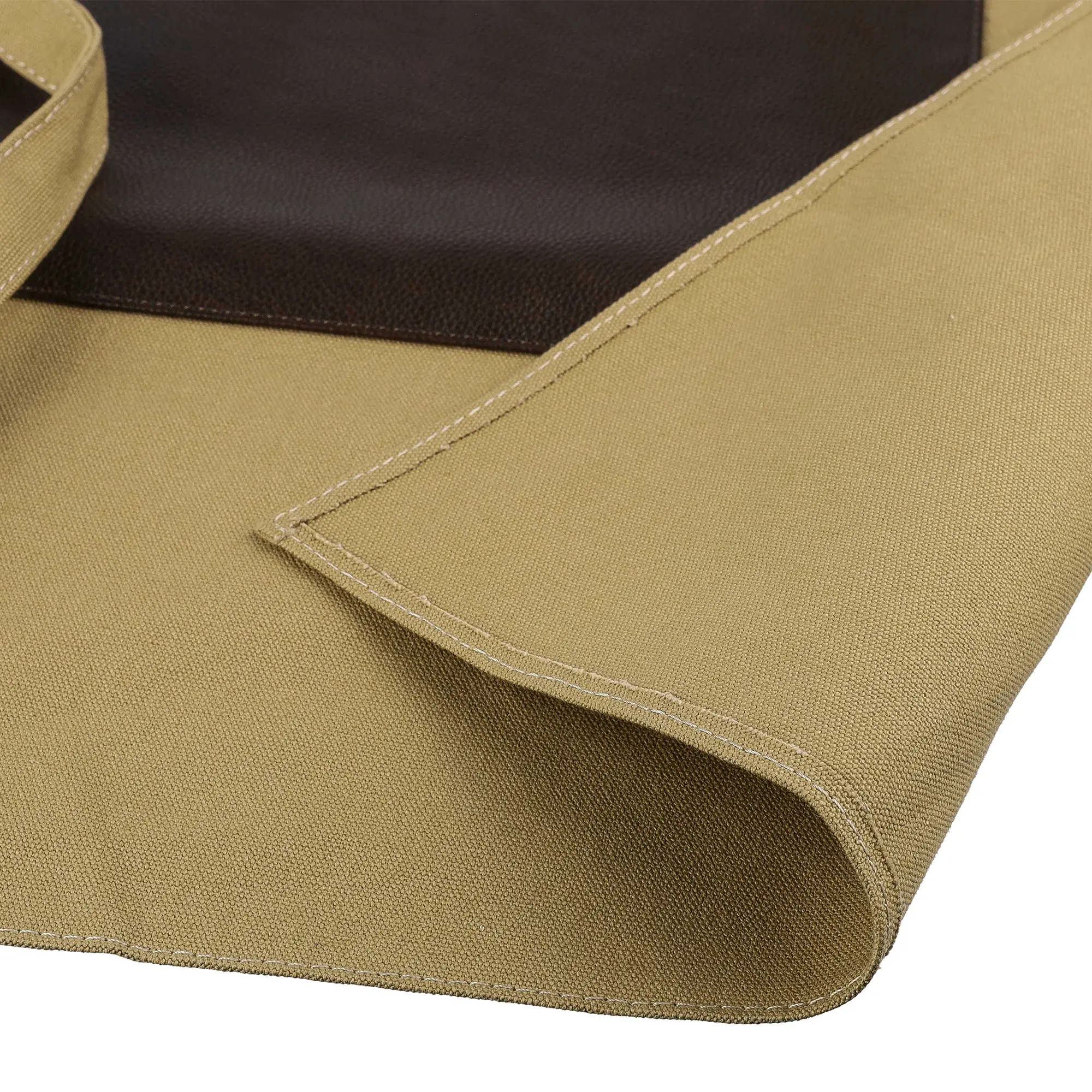 Canvas schort Cheryl – 450 g/m² | rPET PU voorvak | Verstelbare nekband