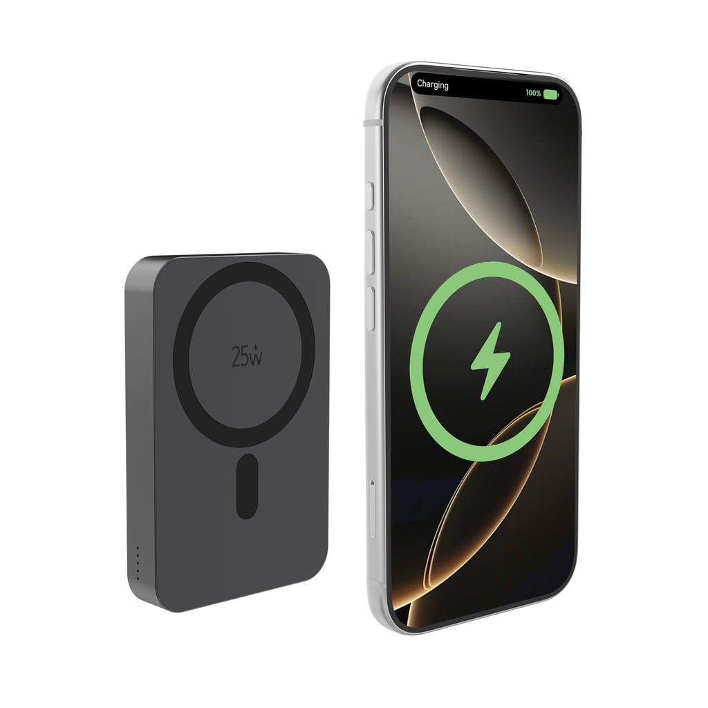 Batterie externe – 10 000 mAh | 25 W sans fil | USB-C 30 W | Magnétique