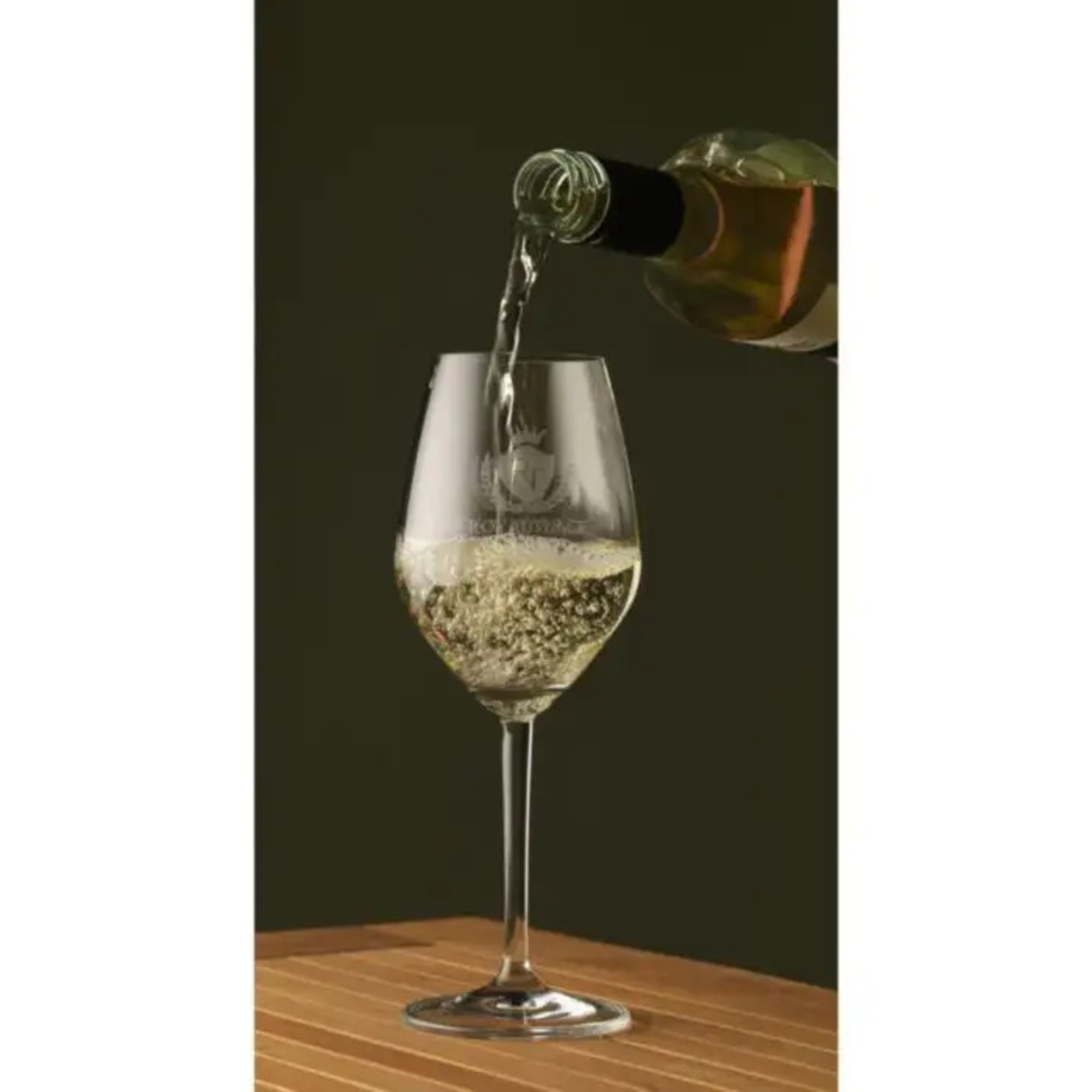 Calice da vino – 350 ml | Clear glass | Elegant design | Dishwasher safe