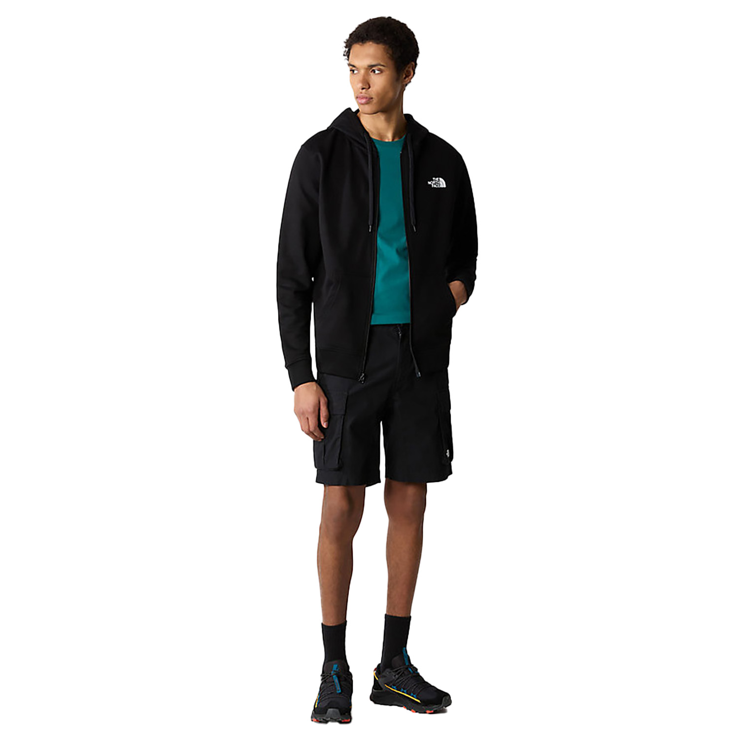 The North Face FullZip Hoodie - Herren | 295 g/m² | Baumwolle & Polyester | Bestickung