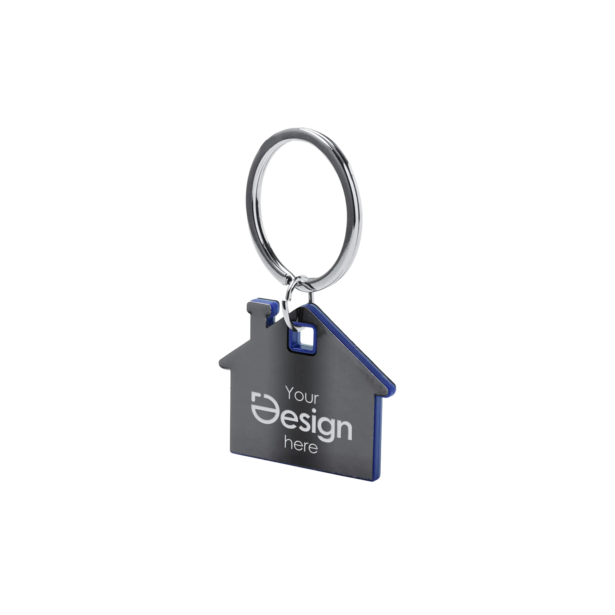 Porte-clés – Forme maison | Acier inoxydable | Emballage cadeau