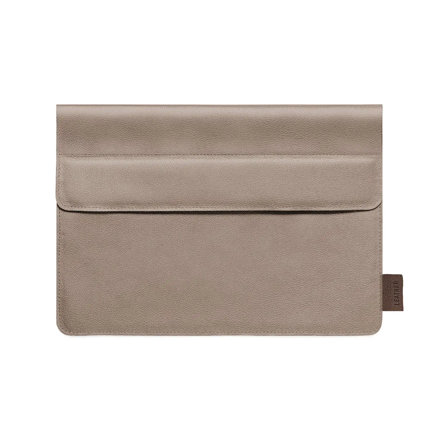 Laptophülle aus recyceltem Leder – 15 Zoll | Gepolstert | Robust | Elegant